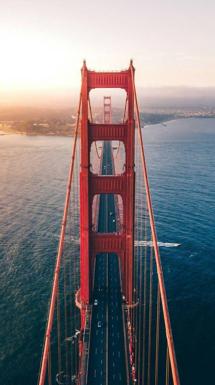 716x1280 golden gate bridge #travel. Preppy wallpaper, City wallpaper, New background