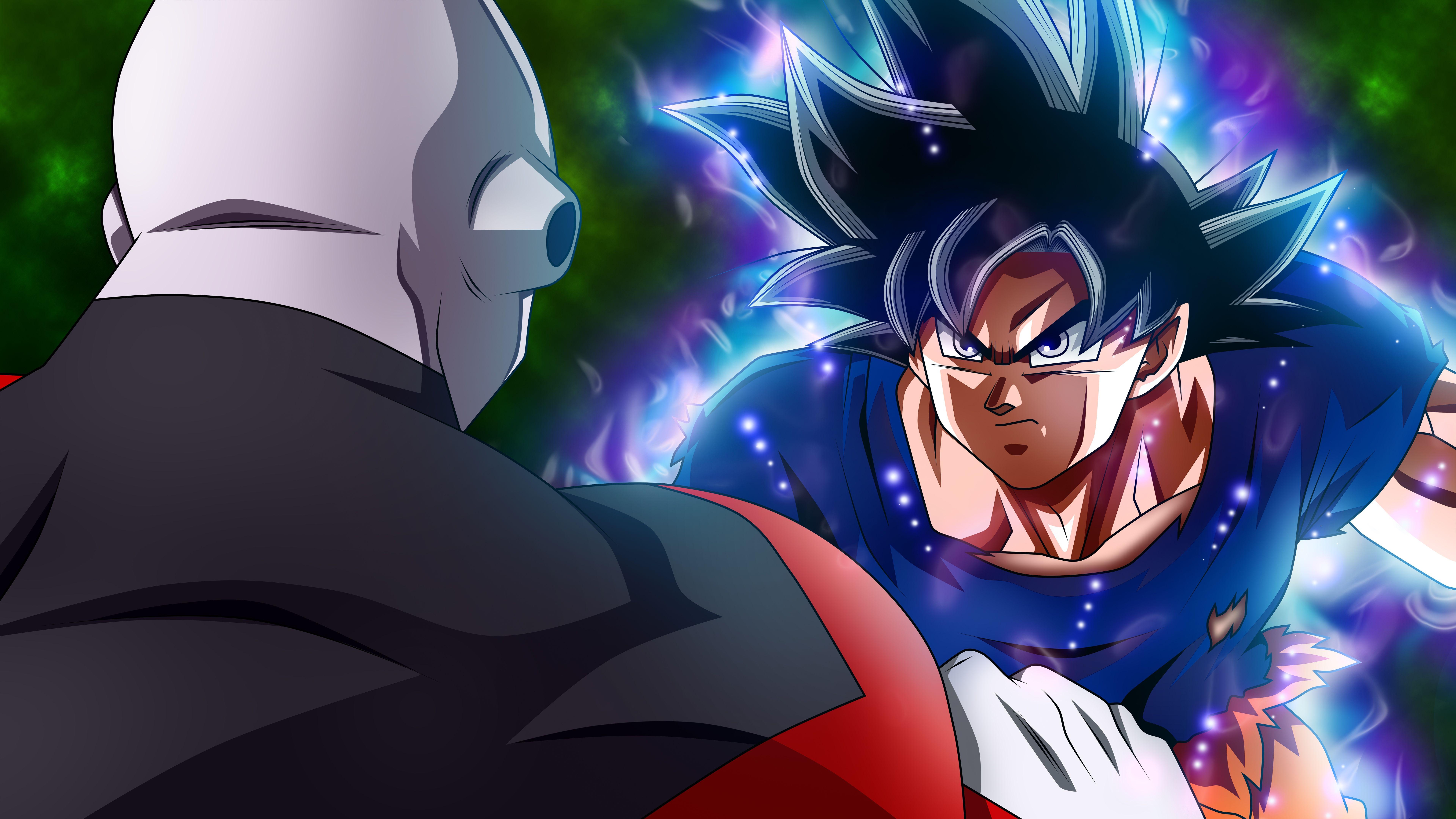 7680x4320 Goku Ultra Instinct Jiren Dragon Ball Super 8K