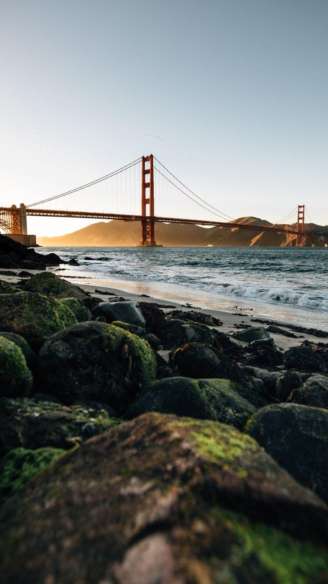 1080x1920 Golden Gate Bridge San Francisco at daytime wallpaper for Google Nexus 5X