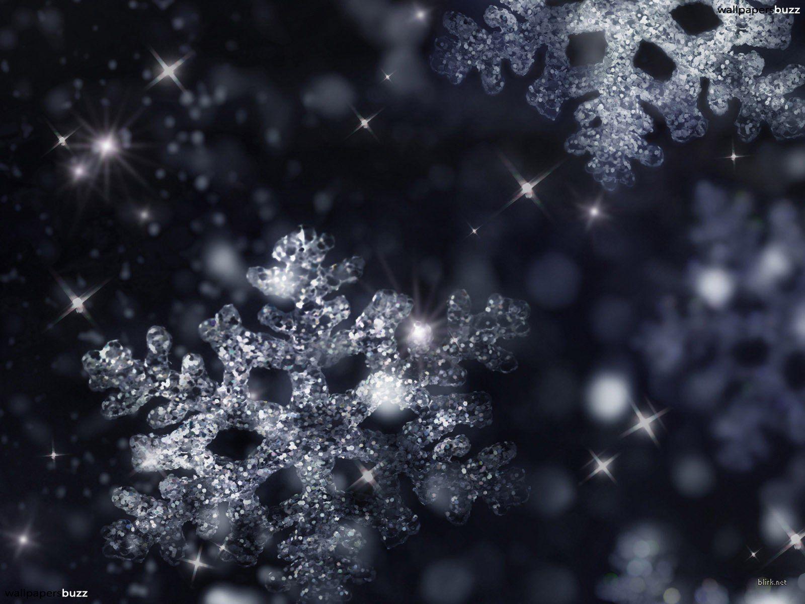 1600x1200 Snowflakes Wallpaper HD