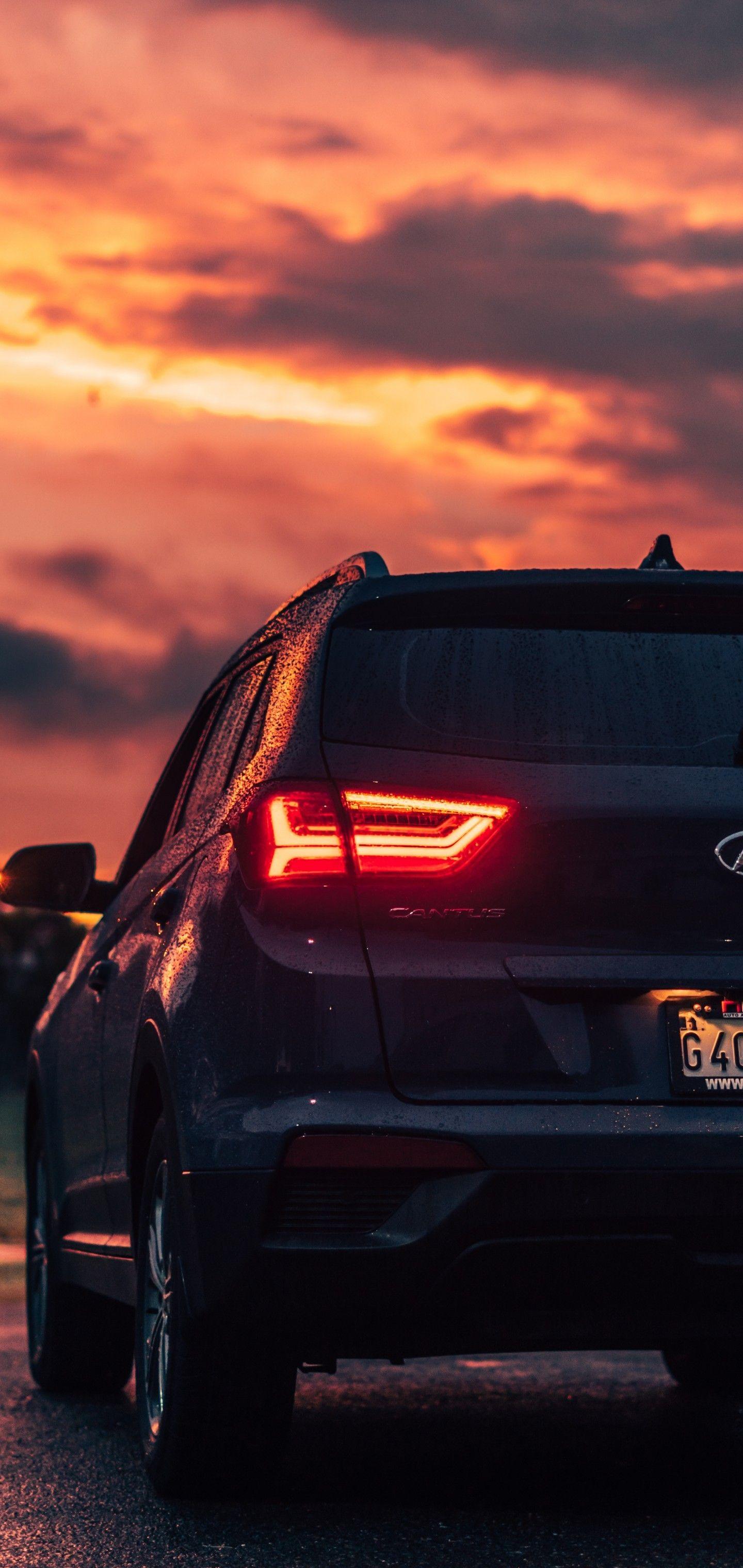 1440x3040 Download 1440x3040 Hyundai Creta, Suv Cars, Back View, Sunset, Scenic Wallpaper for Samsung Galaxy Note Plus & S10 Plus