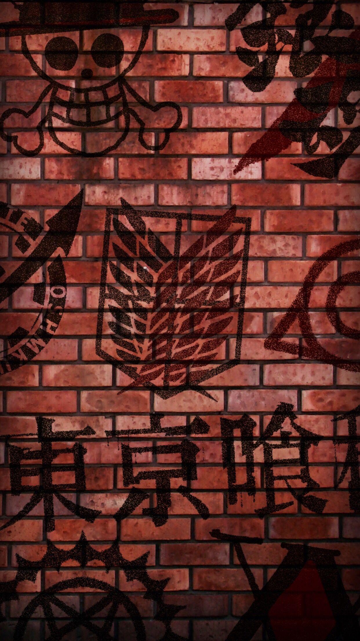 1242x2208 Anime Symbols iPhone Wallpaper. My Art. Anime