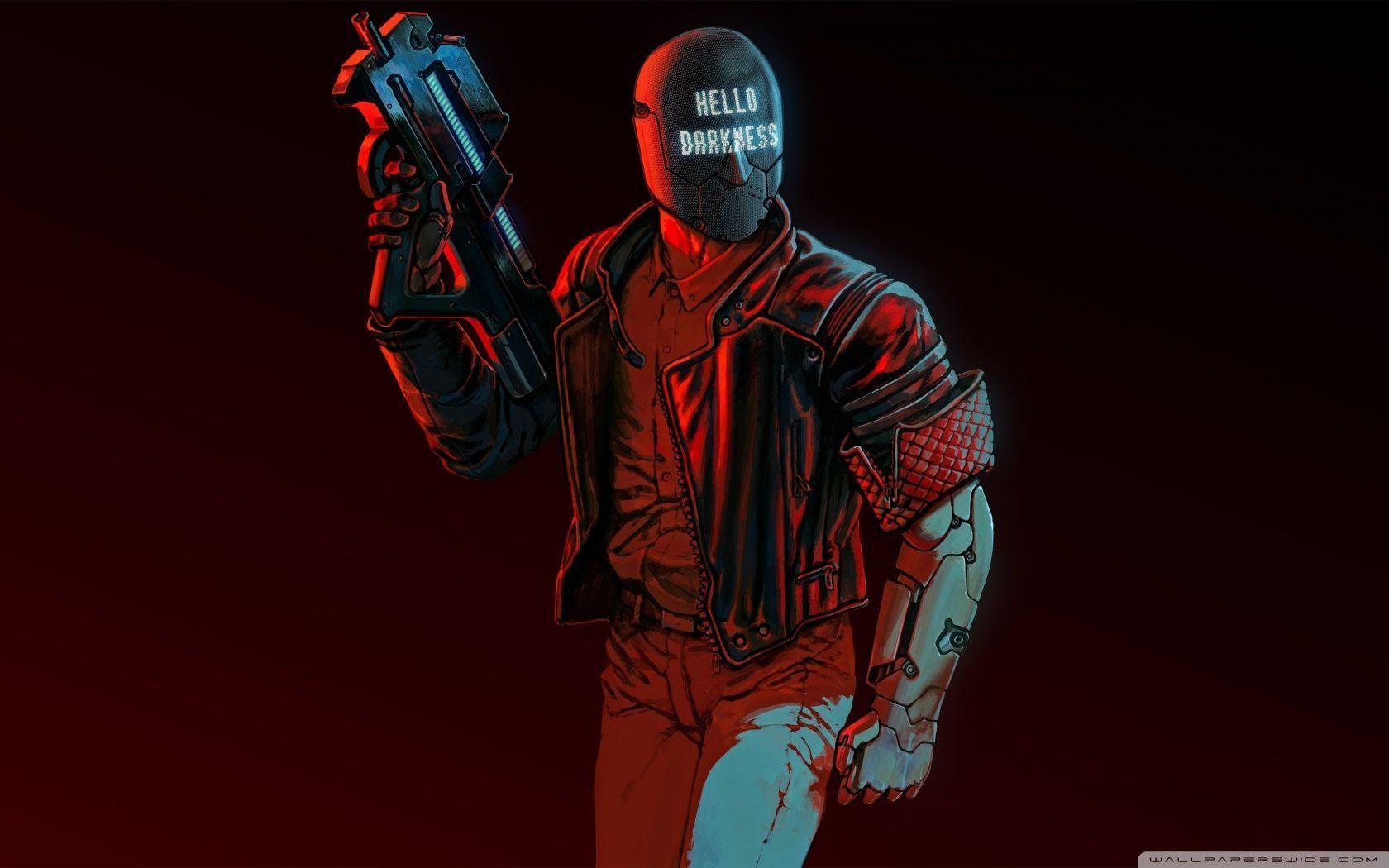 1680x1050 Red Gaming PC Wallpaper