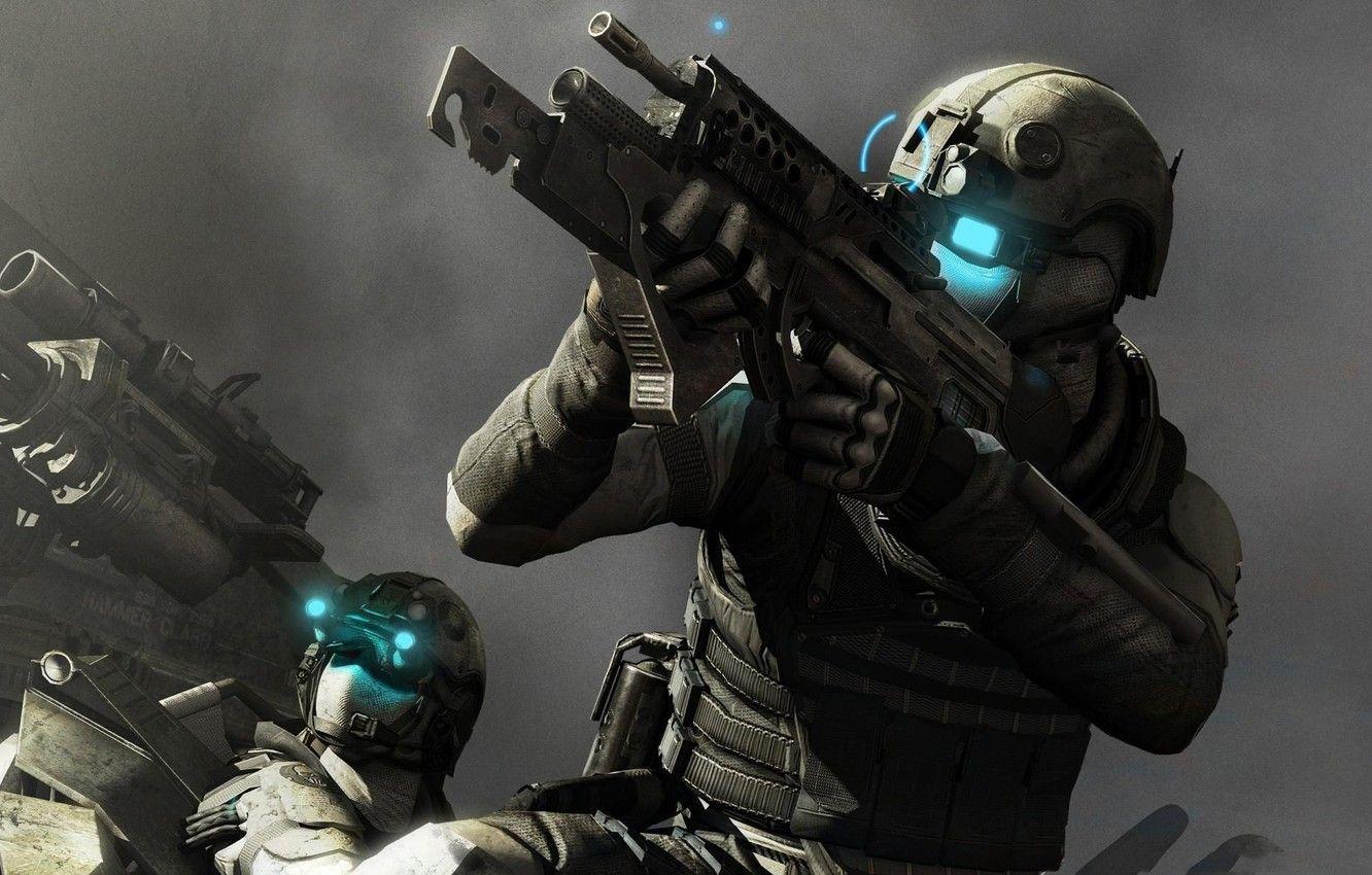 1332x850 Wallpaper battlefield, gun, weapon, war, man, fight, battle, rifle, warrior, tank, Ghost Recon, gloves, pearls, assault rifle, uniform, Ghost Recon Future Soldier image for desktop, section игры