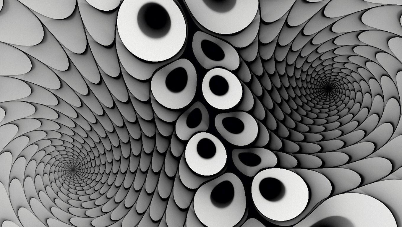 1360x768 Optical Illusions Desktop Wallpaper