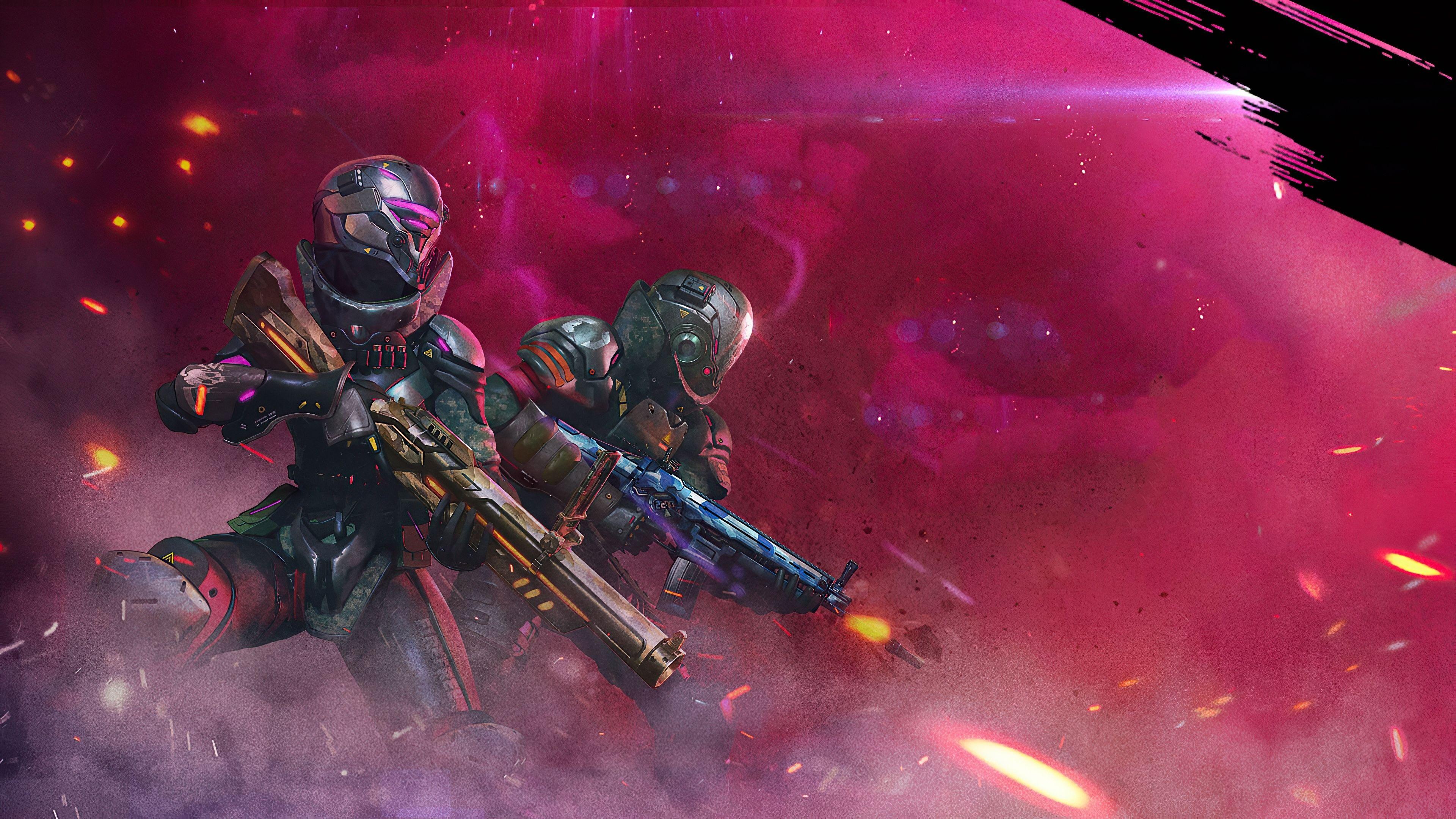 3840x2160 Desktop Wallpaper Future Soldier's Skin, Garena Free Fire, HD Image, Picture, Background, 9d944b