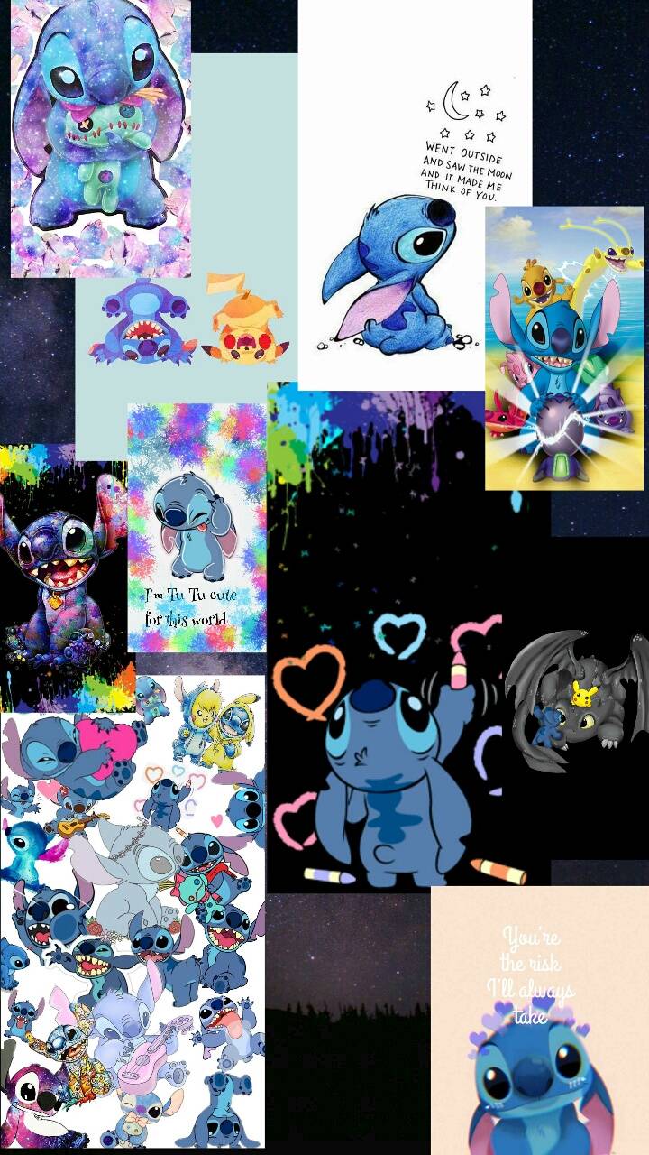 Stitch Collage Wallpapers - Top Free Stitch Collage Backgrounds ...