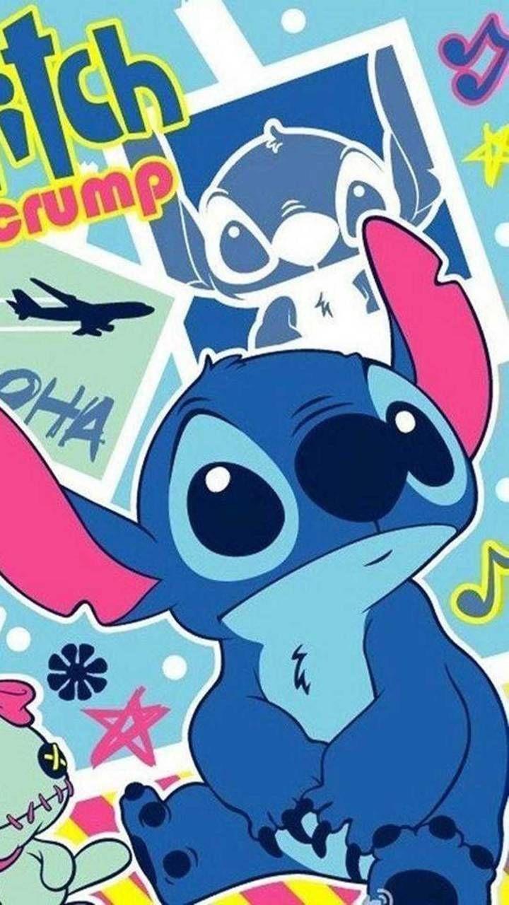 Đường khâu 720x1280.  Stitch Disney, Lilo và stitch, Hình nền Disney dễ thương