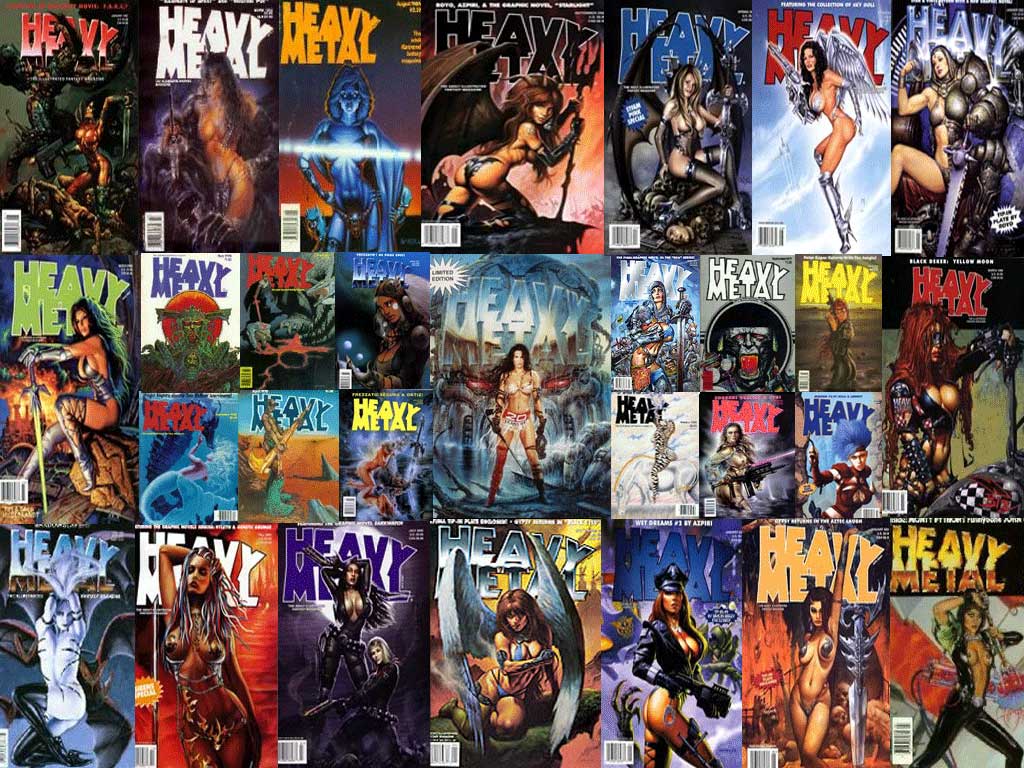 1024x768 Heavy Metal Magazine Wallpaper
