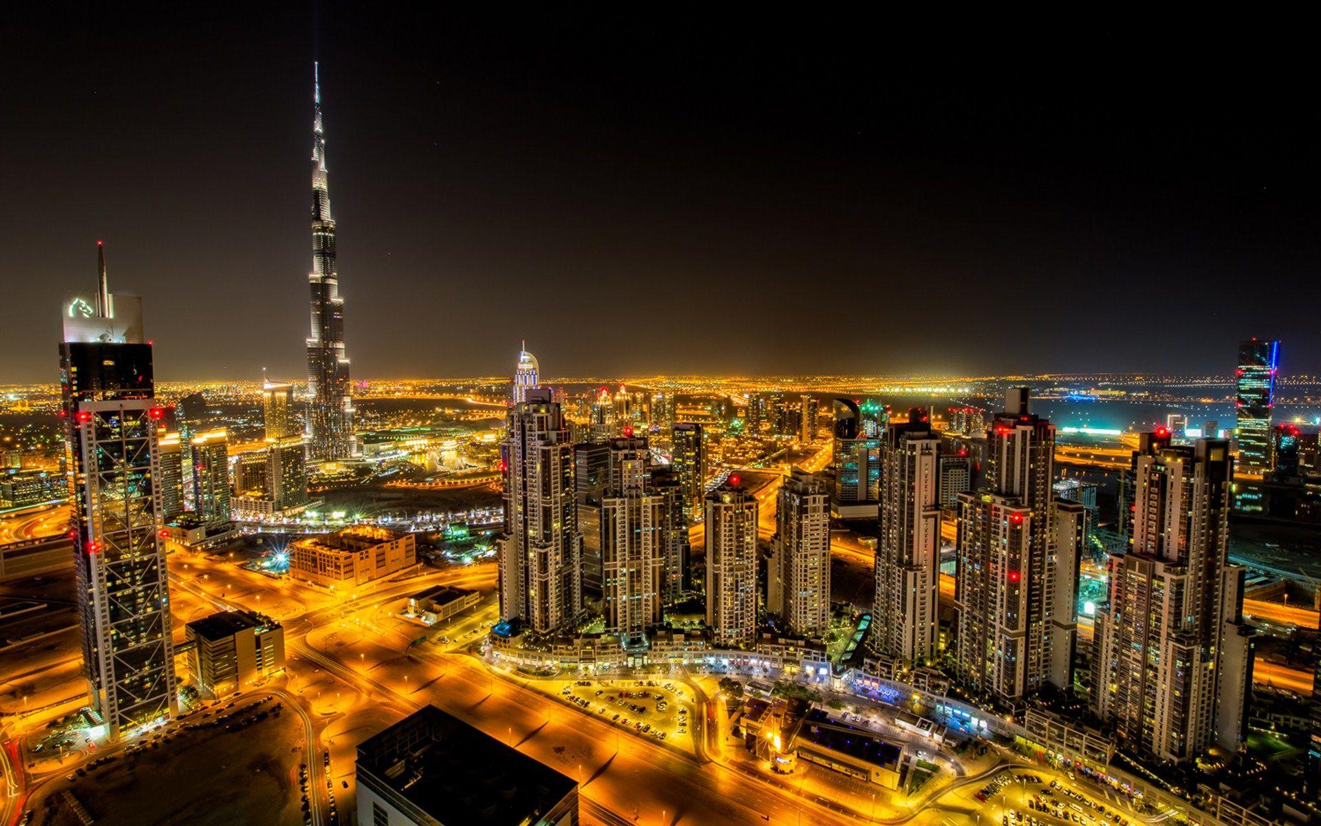 1920x1200 Dubai Night Wallpaper 4k Wallpaper & Background Download