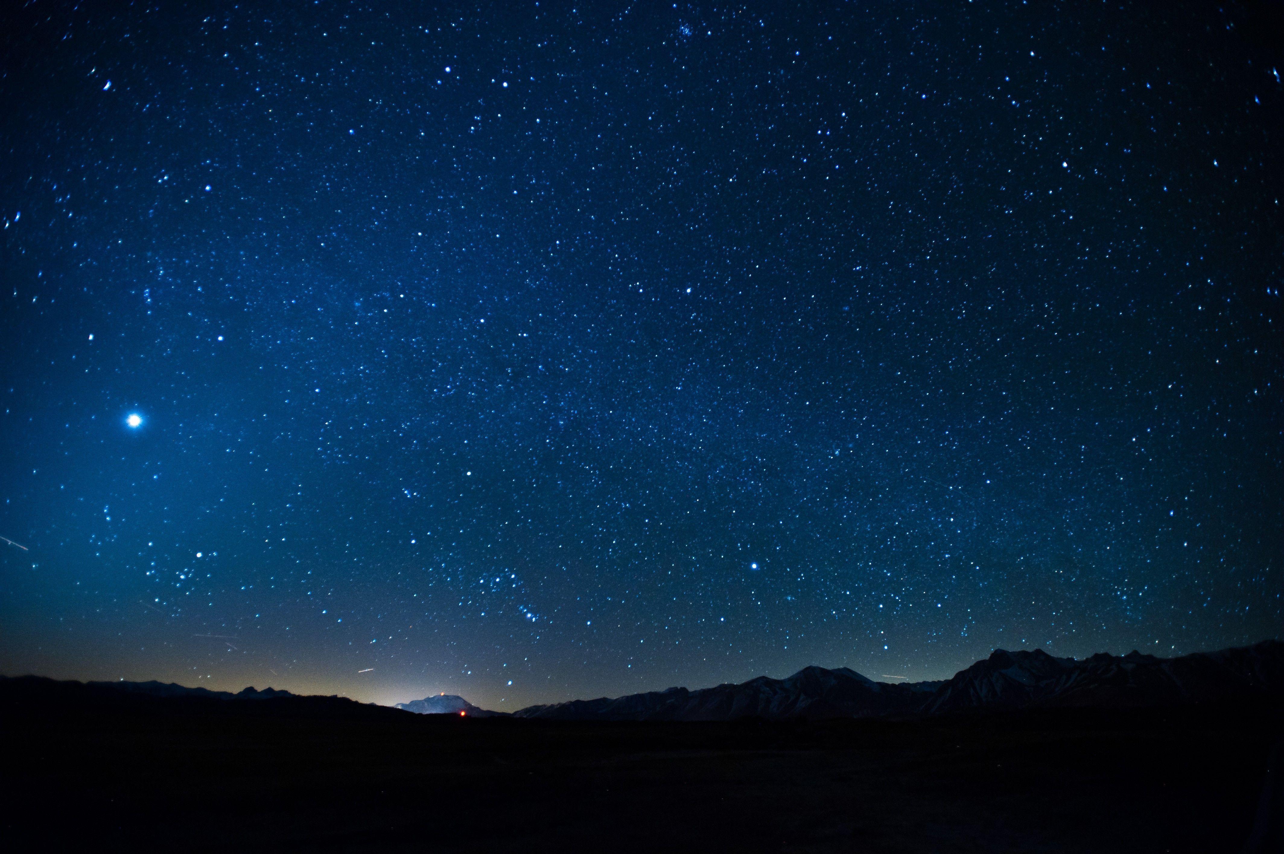 4256x2832 Stars Night Sky Wallpaper