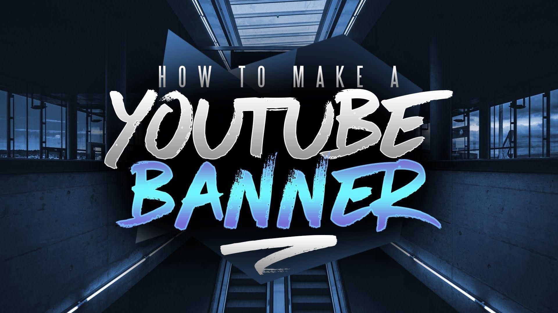 create banner for youtube