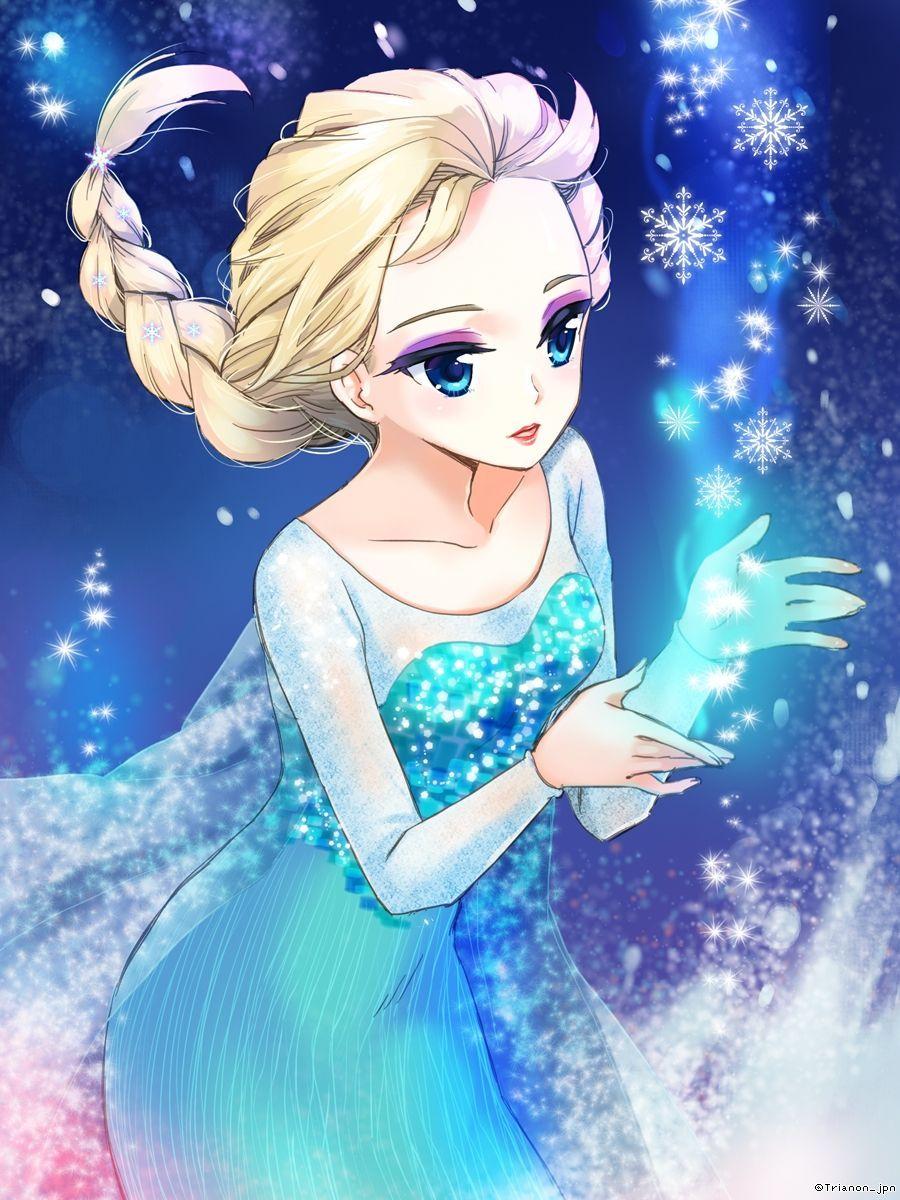 900x1200 Elsa Anime Wallpaper