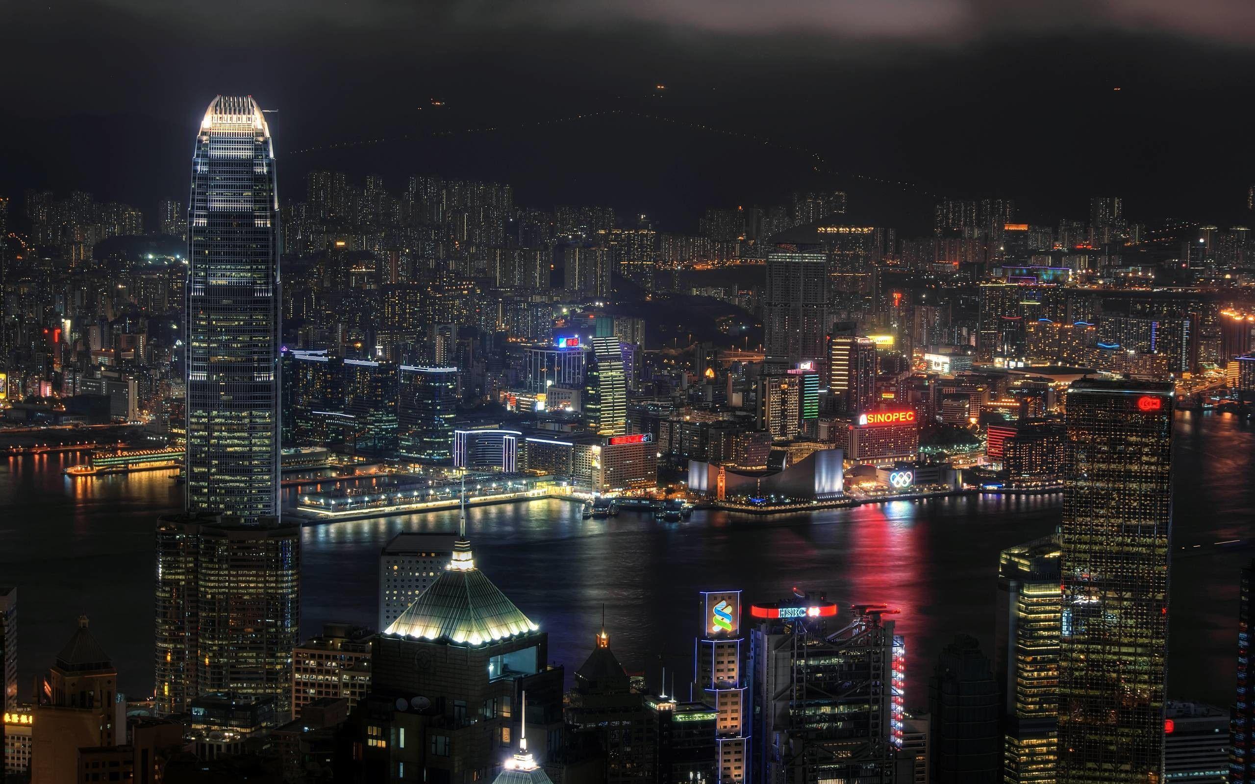 2560x1600 Dark City Wallpaper