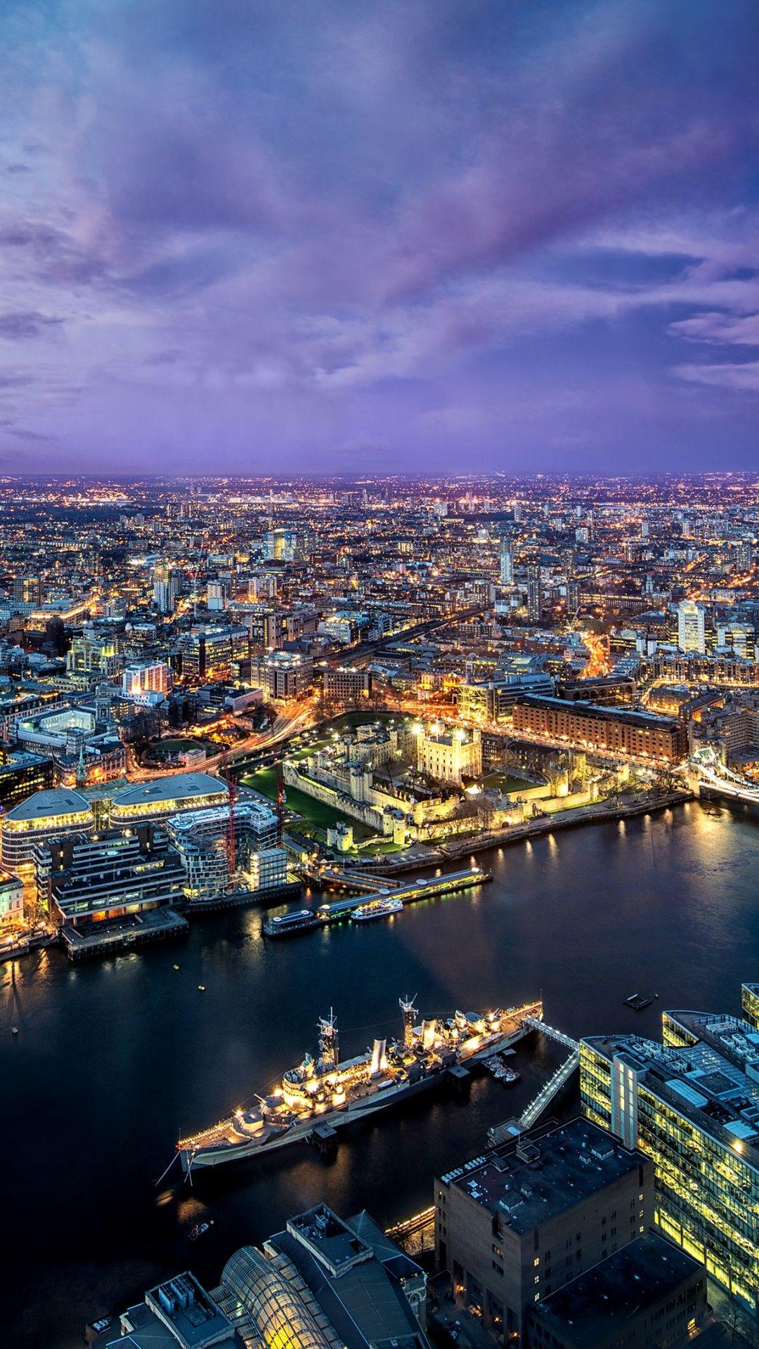 1080x1920 London City Lights in 4k iPhone 6 Plus - Hình nền
