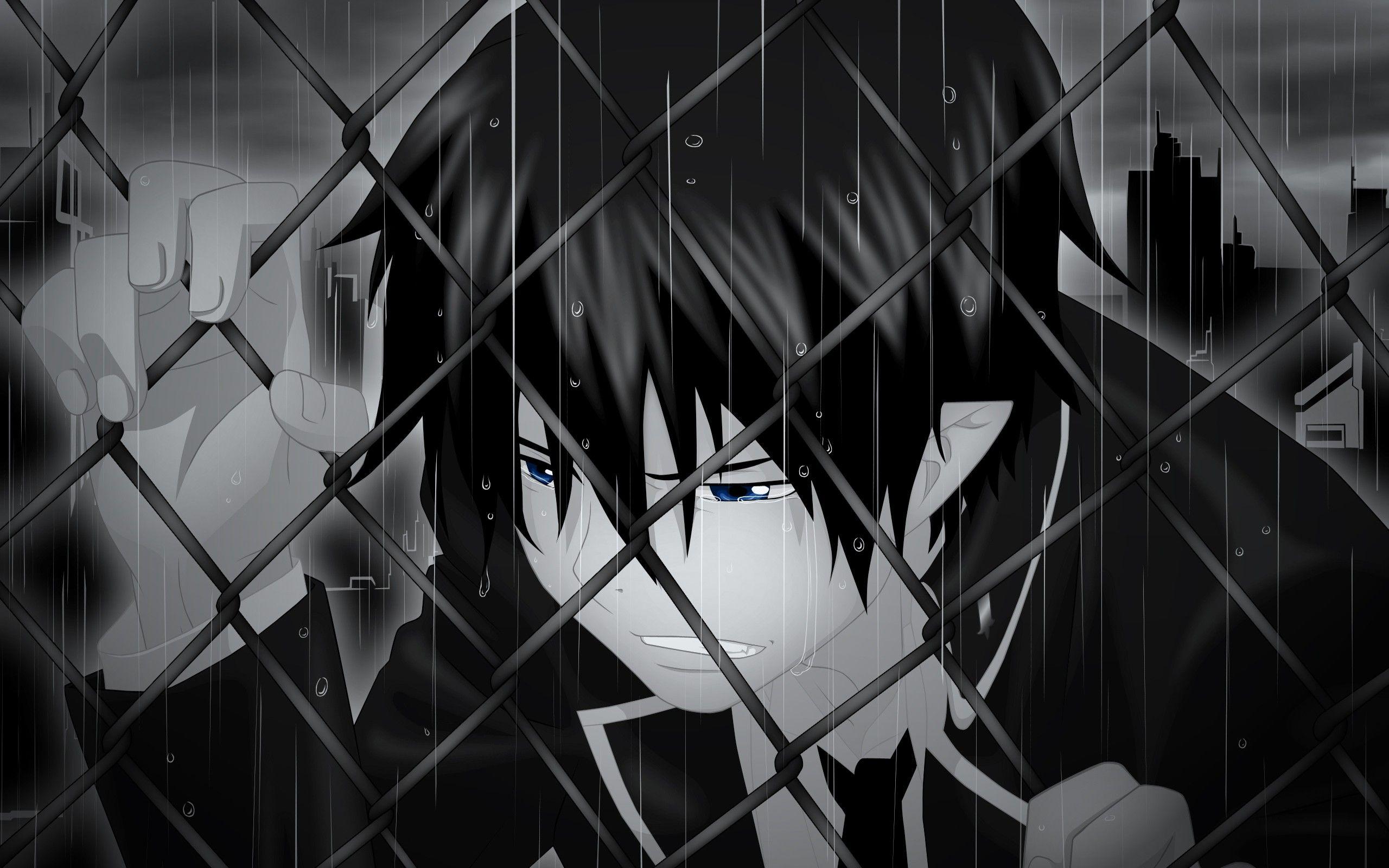 2560x1600 Anime Sad Boy Background Download HD Image Amazing Background Image Mac Desktop Wallpaper 4k Picture Tablet 2560x1600