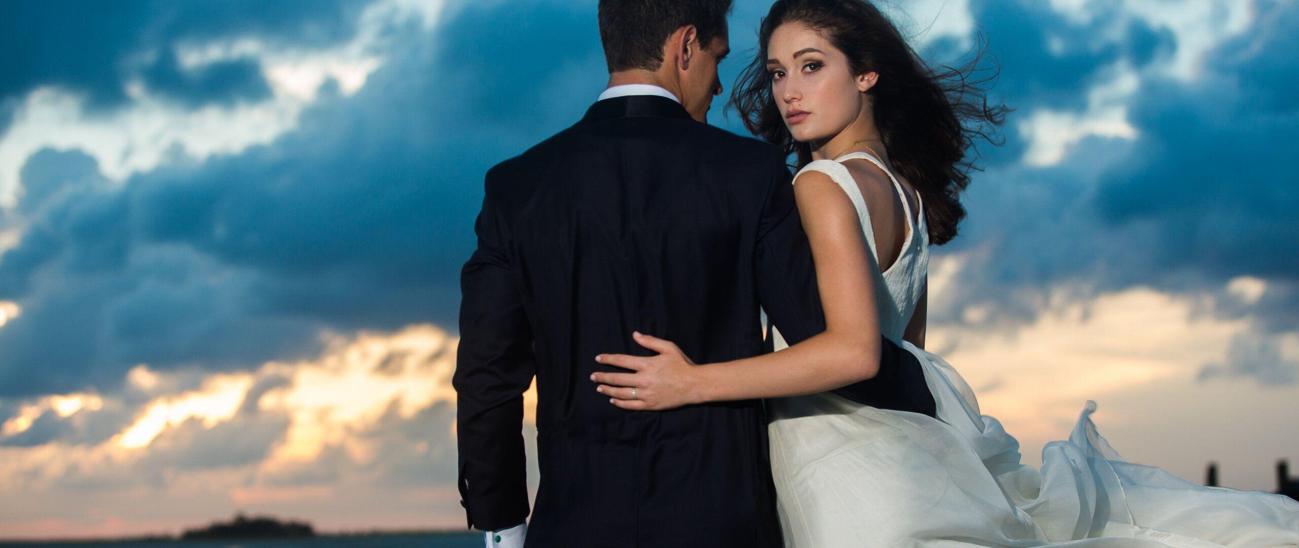 2560x1080 Wedding Couple On Beach 2560x1080 Resolution HD 4k Wallpaper, Image, Background, Photo and Picture