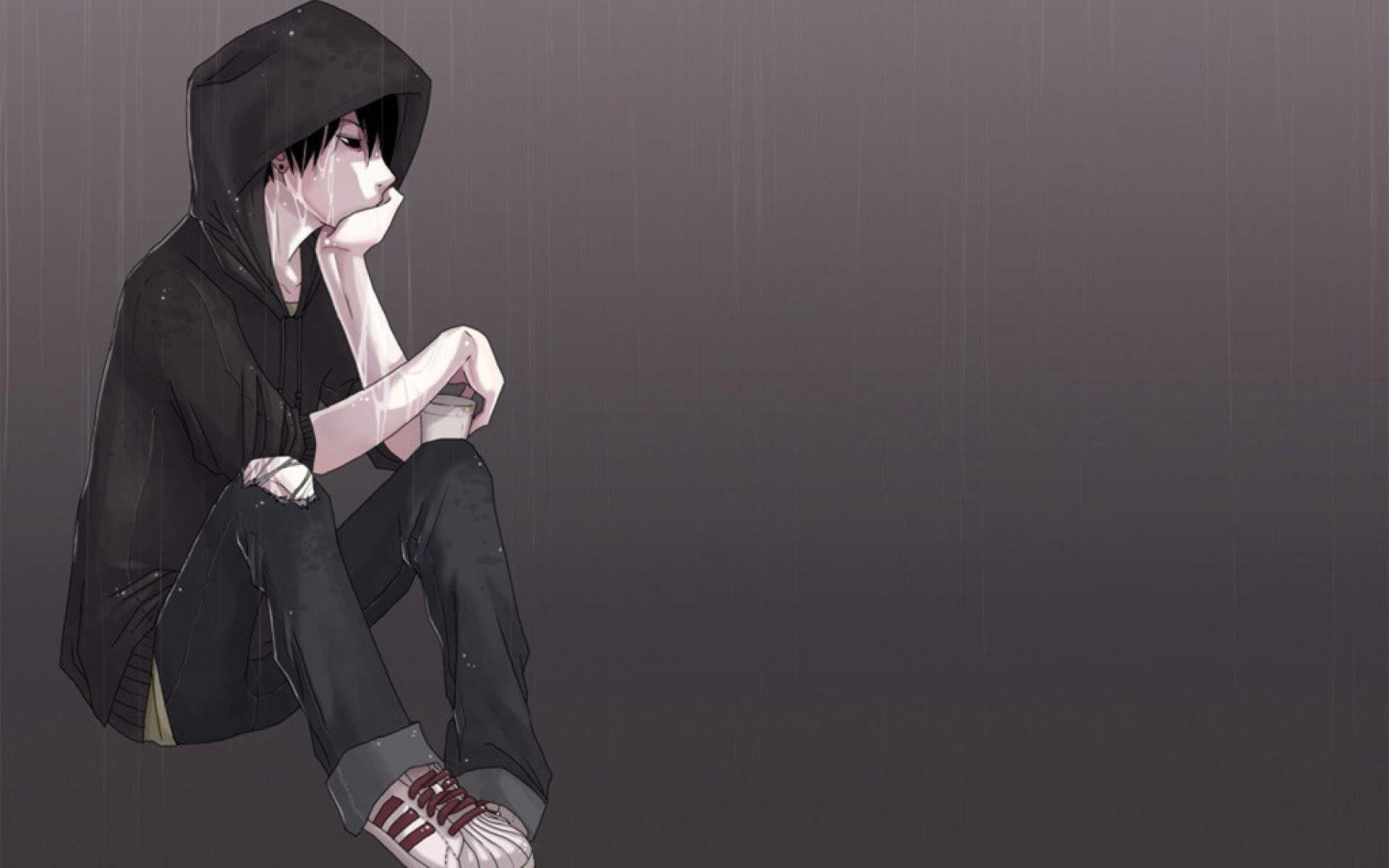 1920x1200 12++ Anime Sad Boy Wallpaper 4k