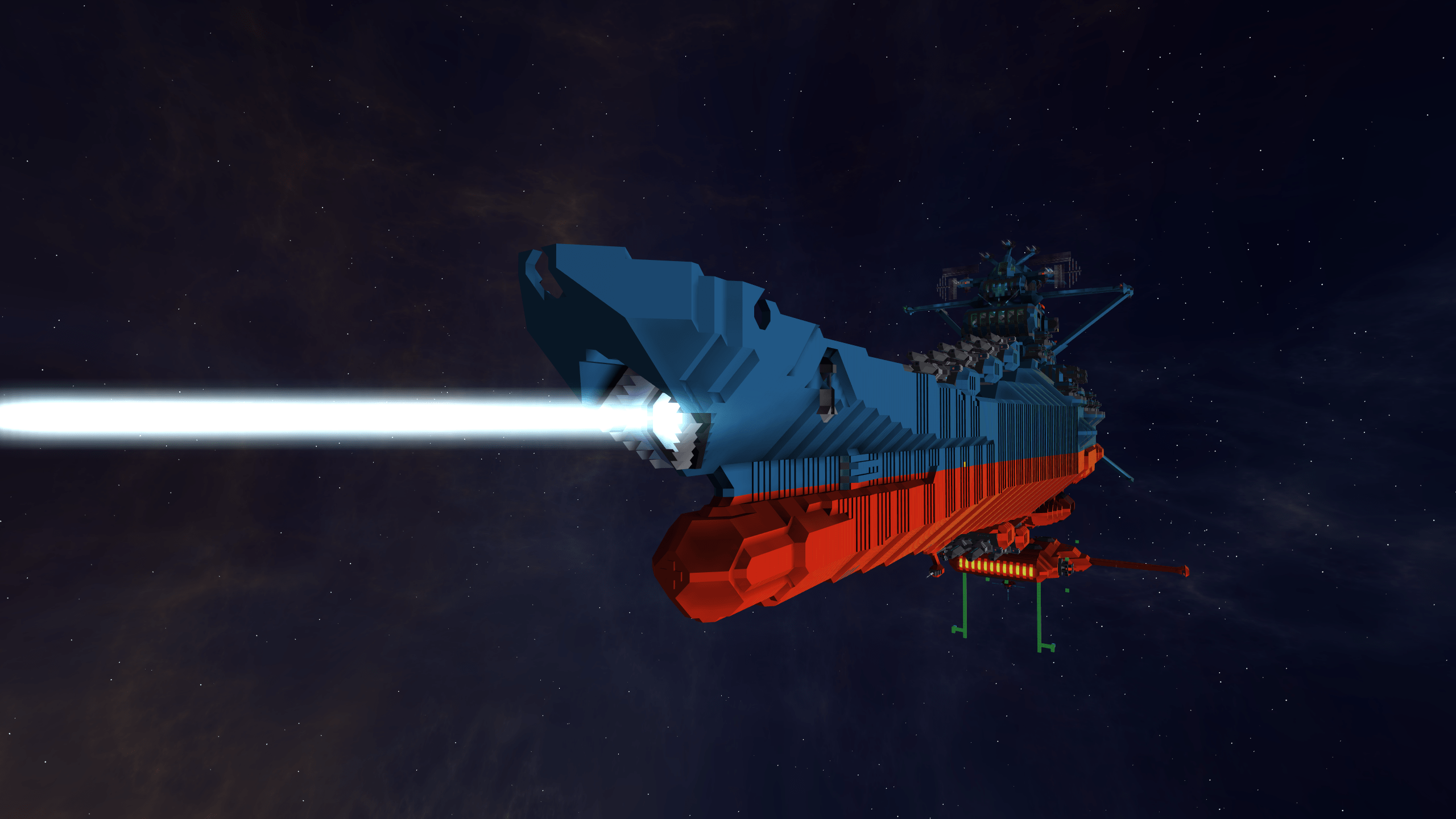 2560x1440 The Great Yamato (StarMade WIP)