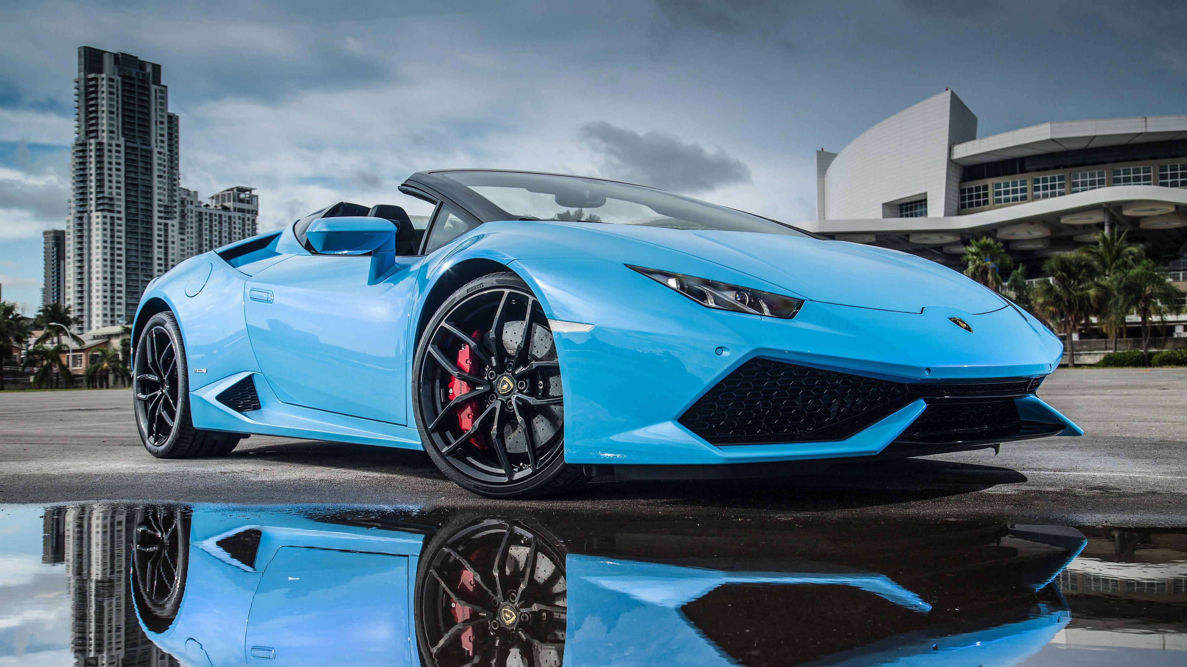 3840x2160 Lamborghini Huracan LP 610 4 Spyder Wallpaper. HD Car Wallpaper