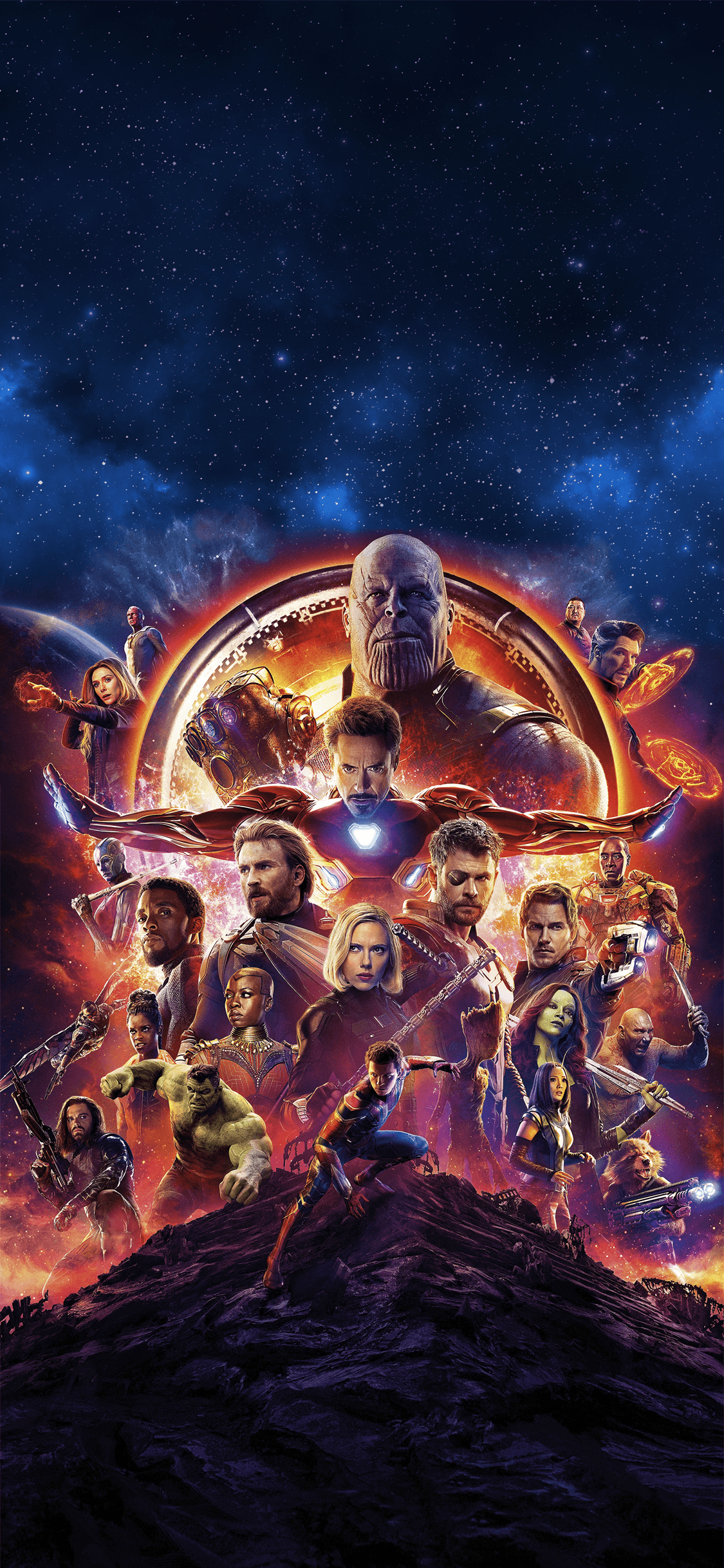 1125x2436 Infinity War iPhone X wallpaper