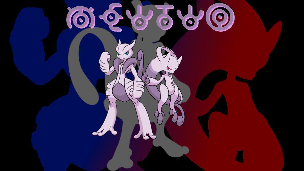 1192x670 Mega Mewtwo Background