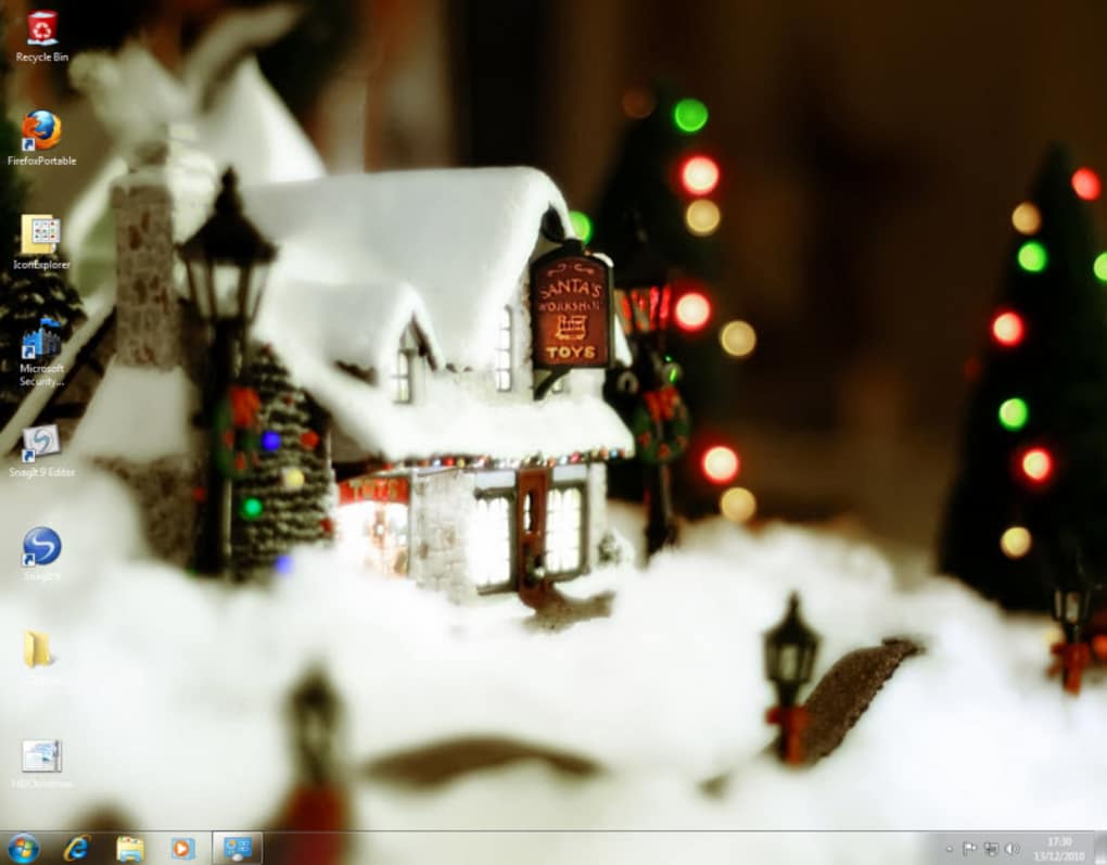 1020x797 Windows 7 Christmas Theme (Windows)