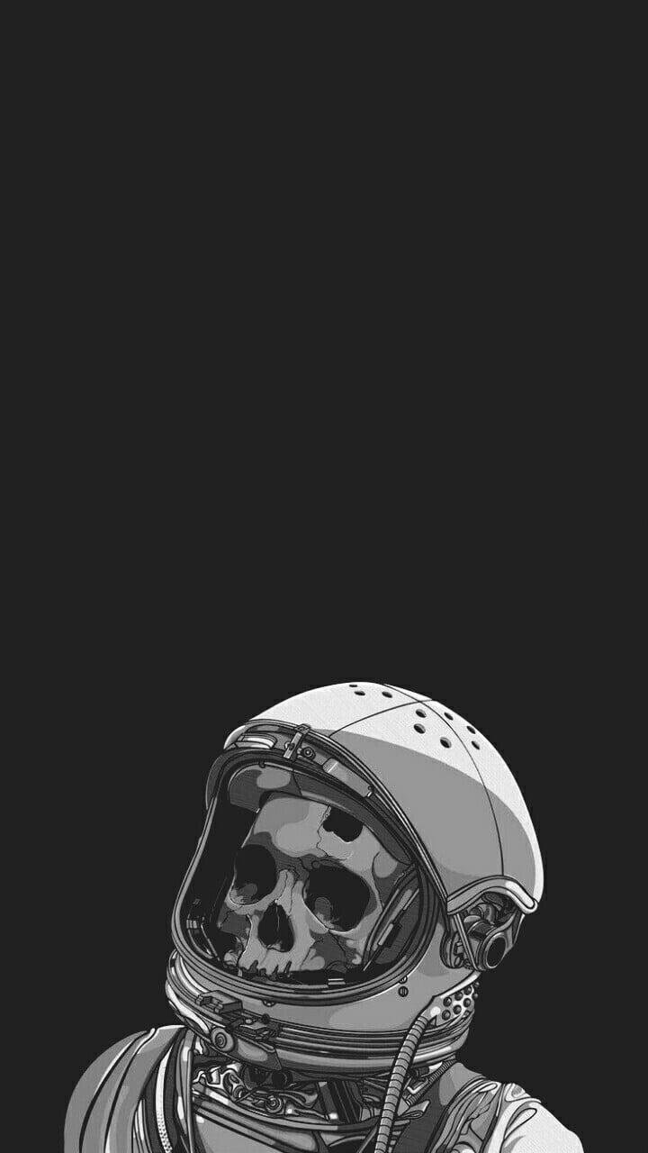 720x1280 Aesthetic Skeleton Wallpaper