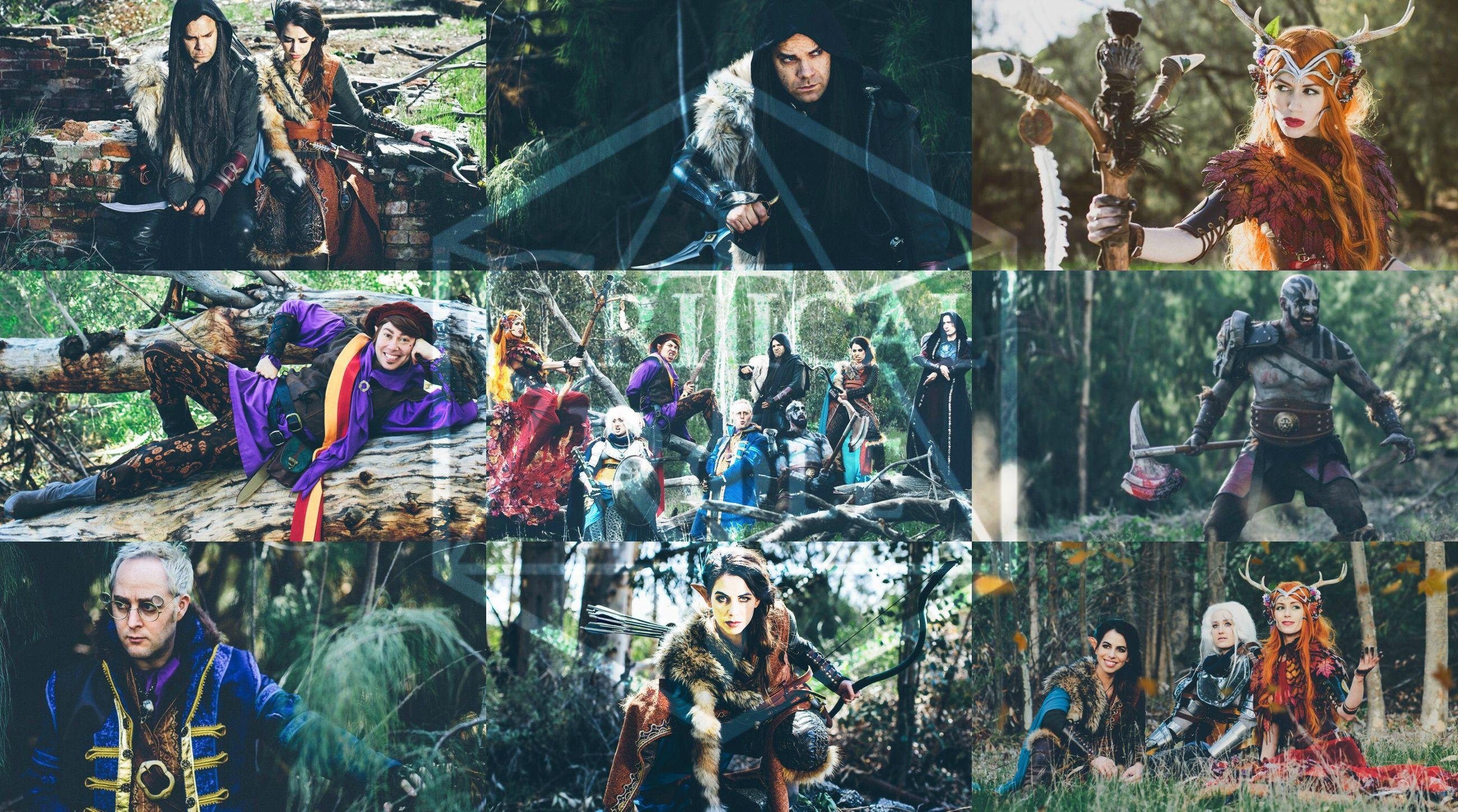 2600x1450 No SpoilersVox Machina wallpaper from cast cosplay shoot