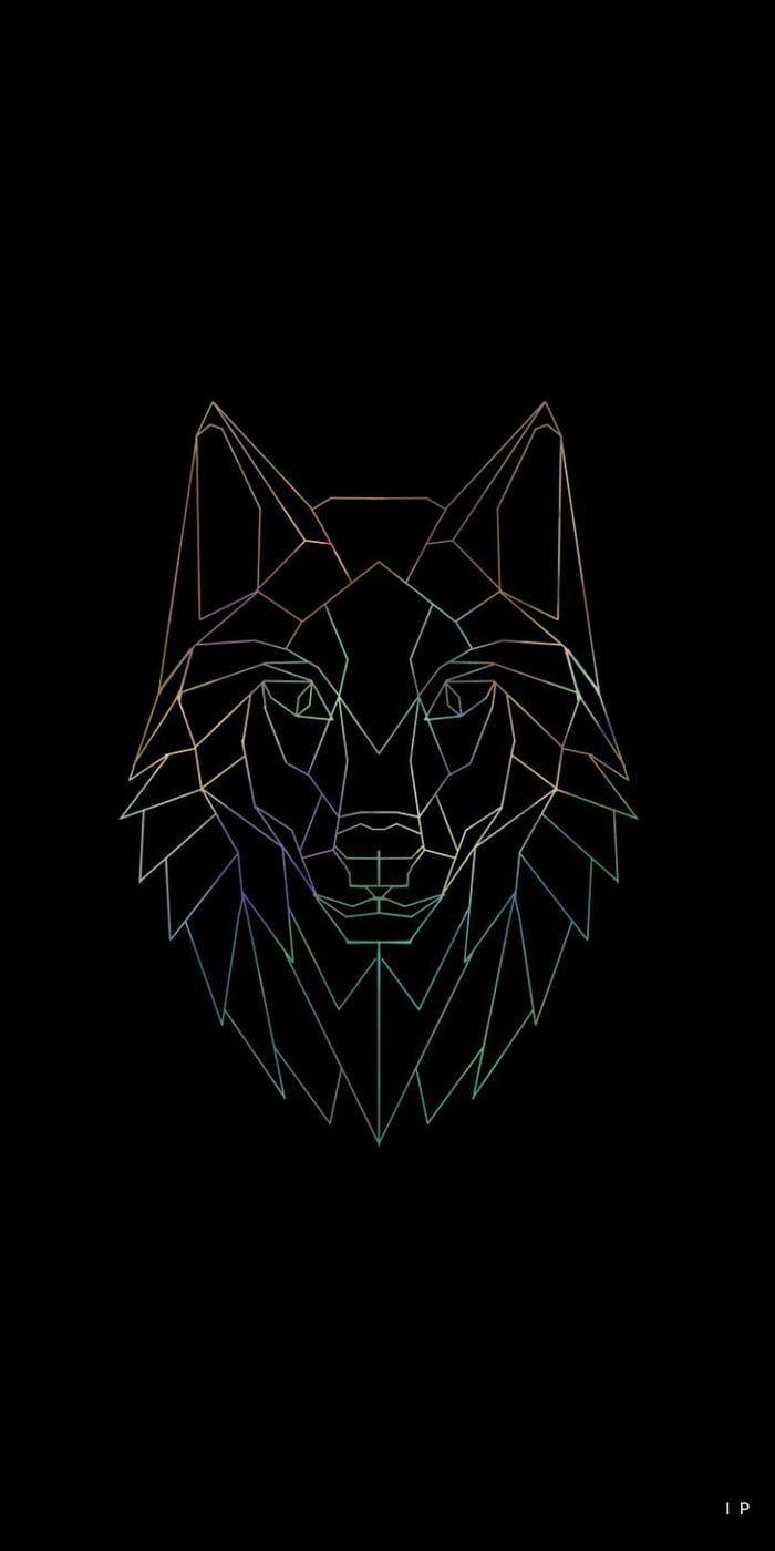 700x1400 Geometric Wolf Wallpaper, HD Geometric Wolf Background on WallpaperBat