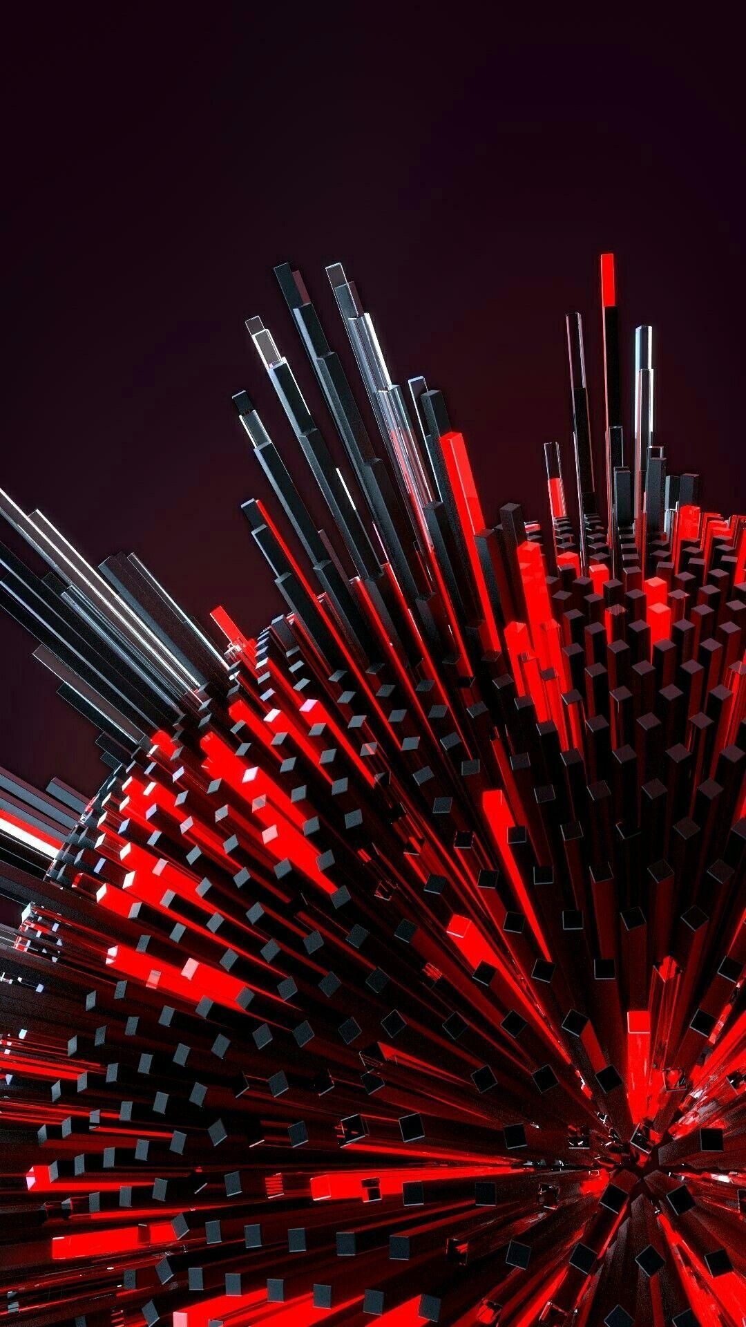 1080x1920 Black And Red Live Wallpaper