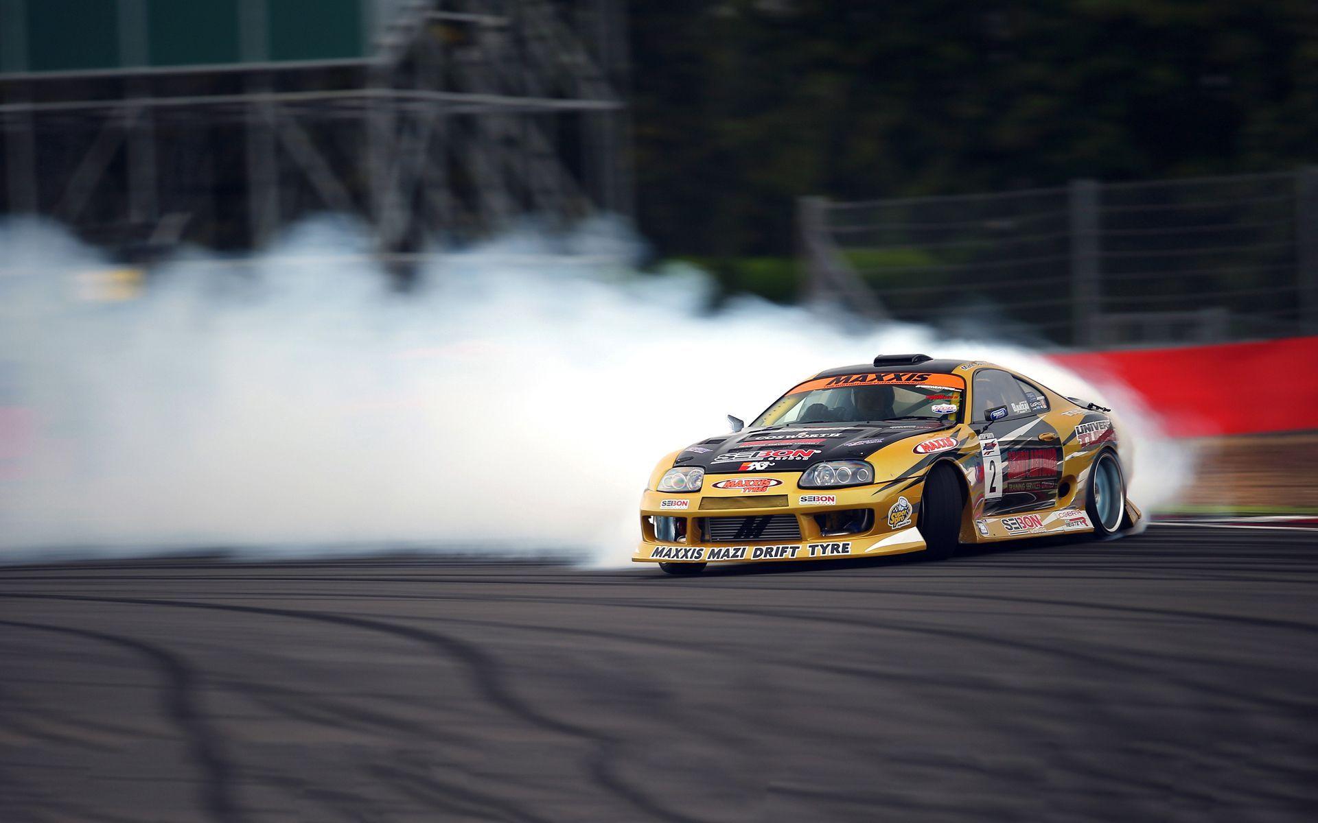 1920x1200 toyota supra drift HD Wallpaper. Toyota supra, Drifting cars, Drift cars