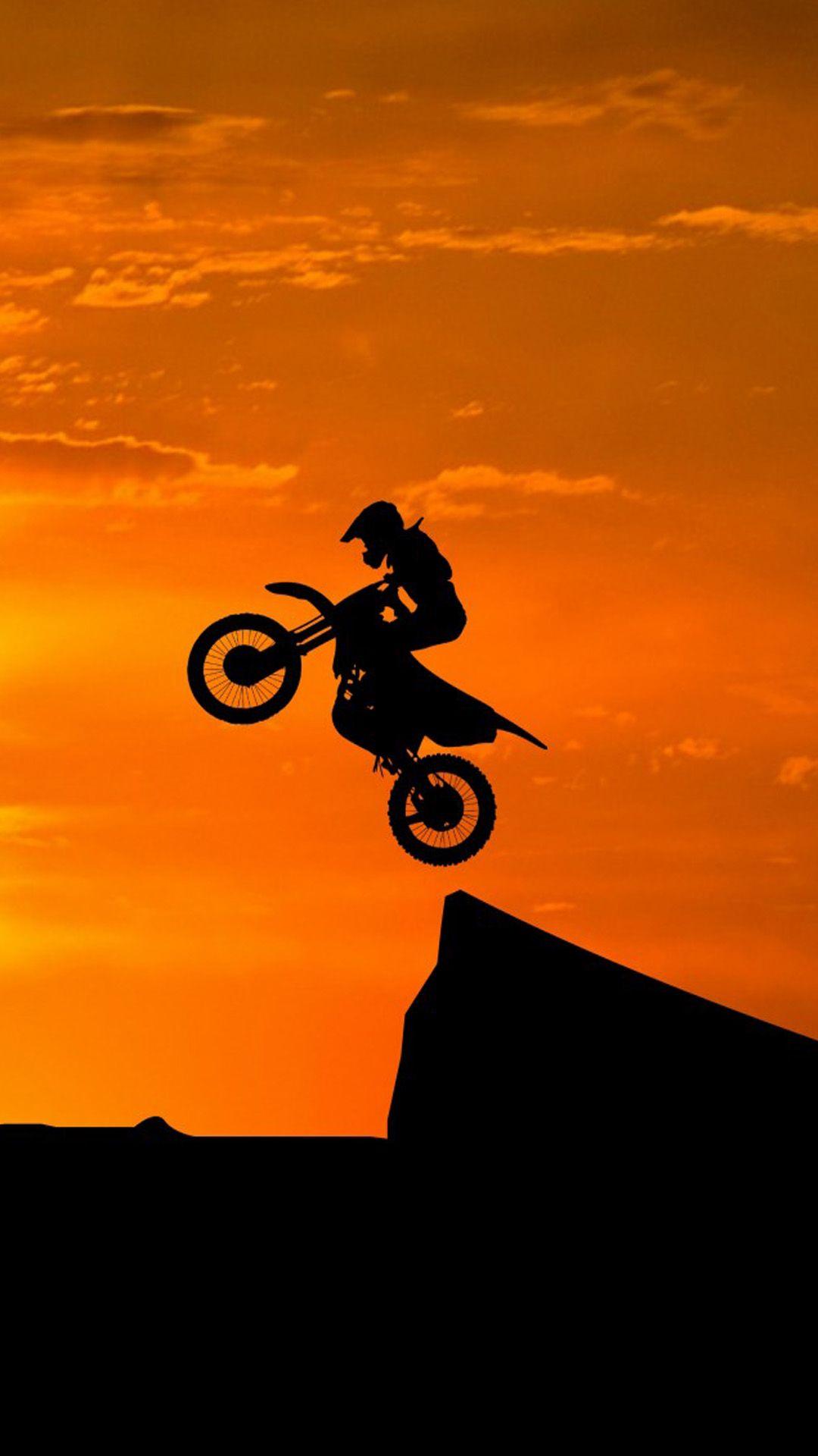 1080x1920 Dirt Bikes Stunts Sunset 4K Ultra HD Mobile Wallpaper