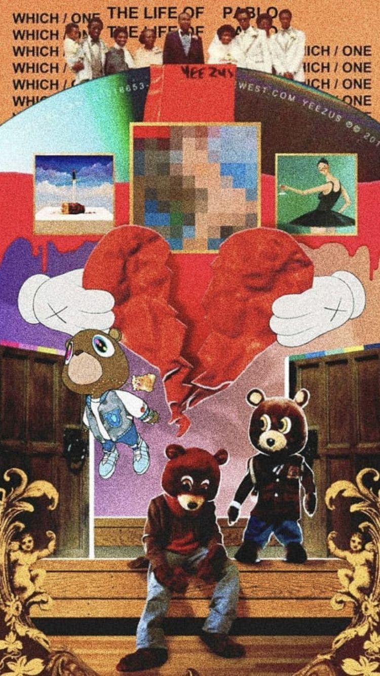 750x1334 Kanye West. iPhone wallpaper rap, Kanye west wallpaper, Kanye west album cover