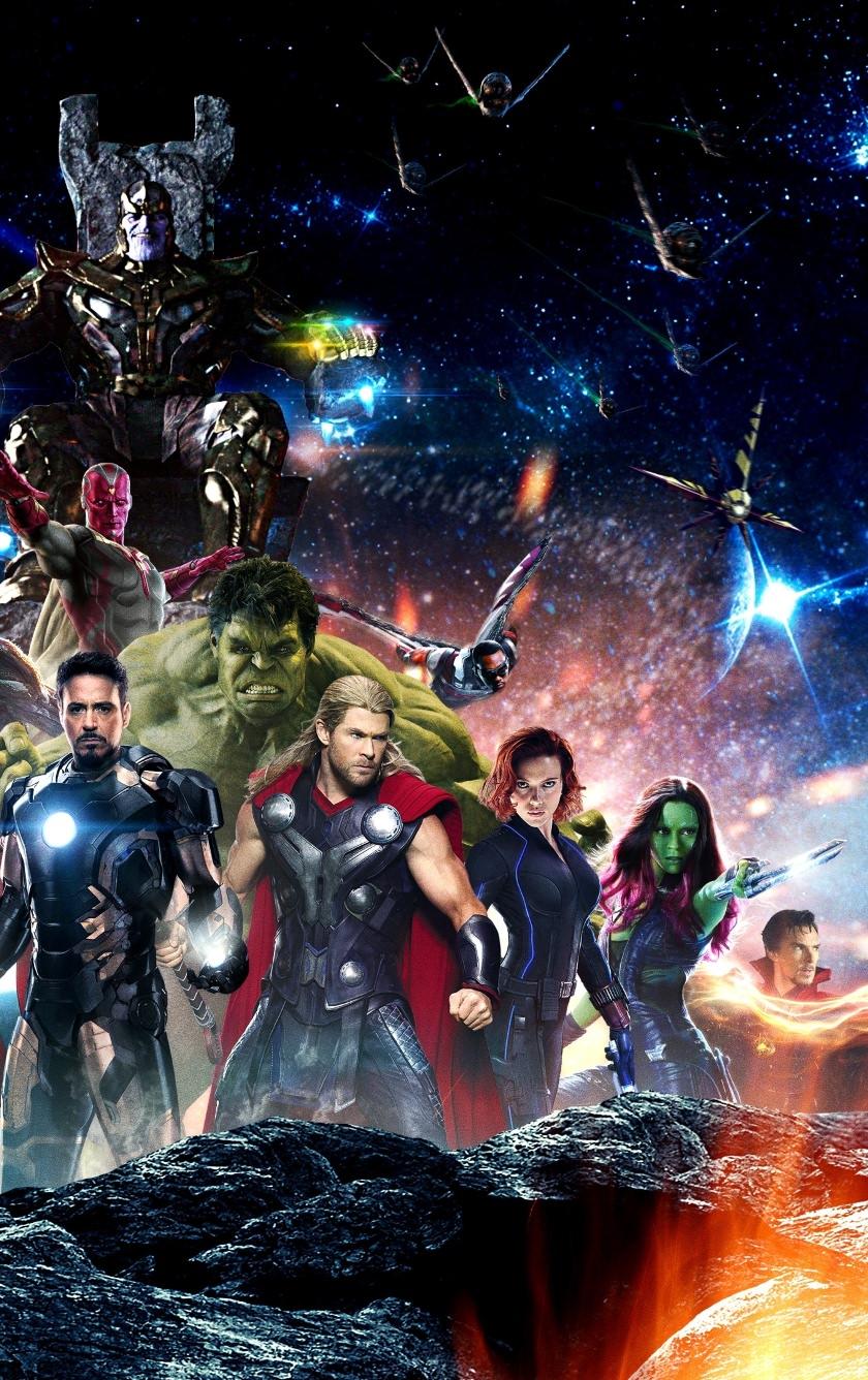 840x1336 Infinity War Wallpaper