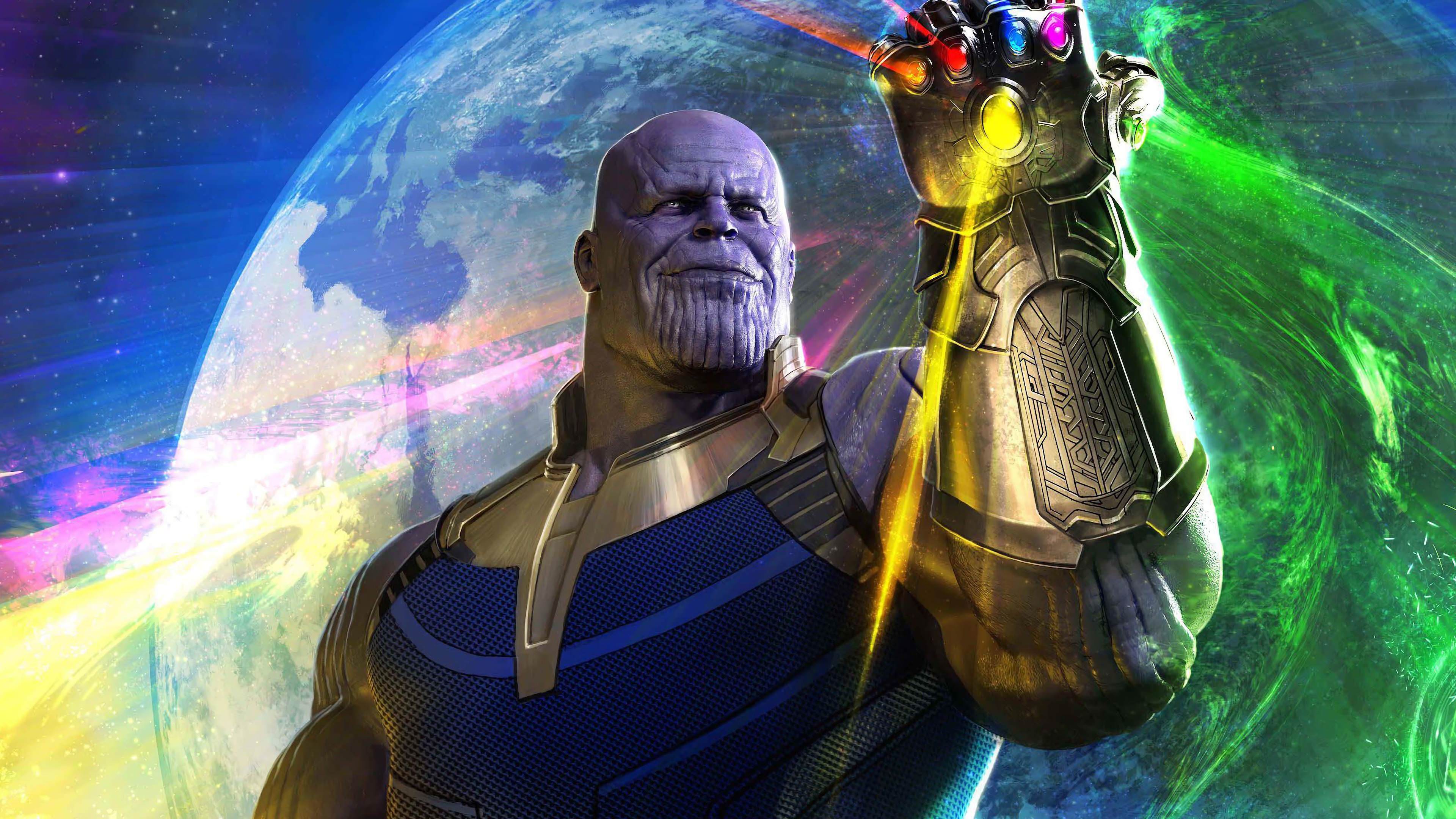 3840x2160 UHD 4K Thanos Infinity Stone Gauntlet Avengers: I