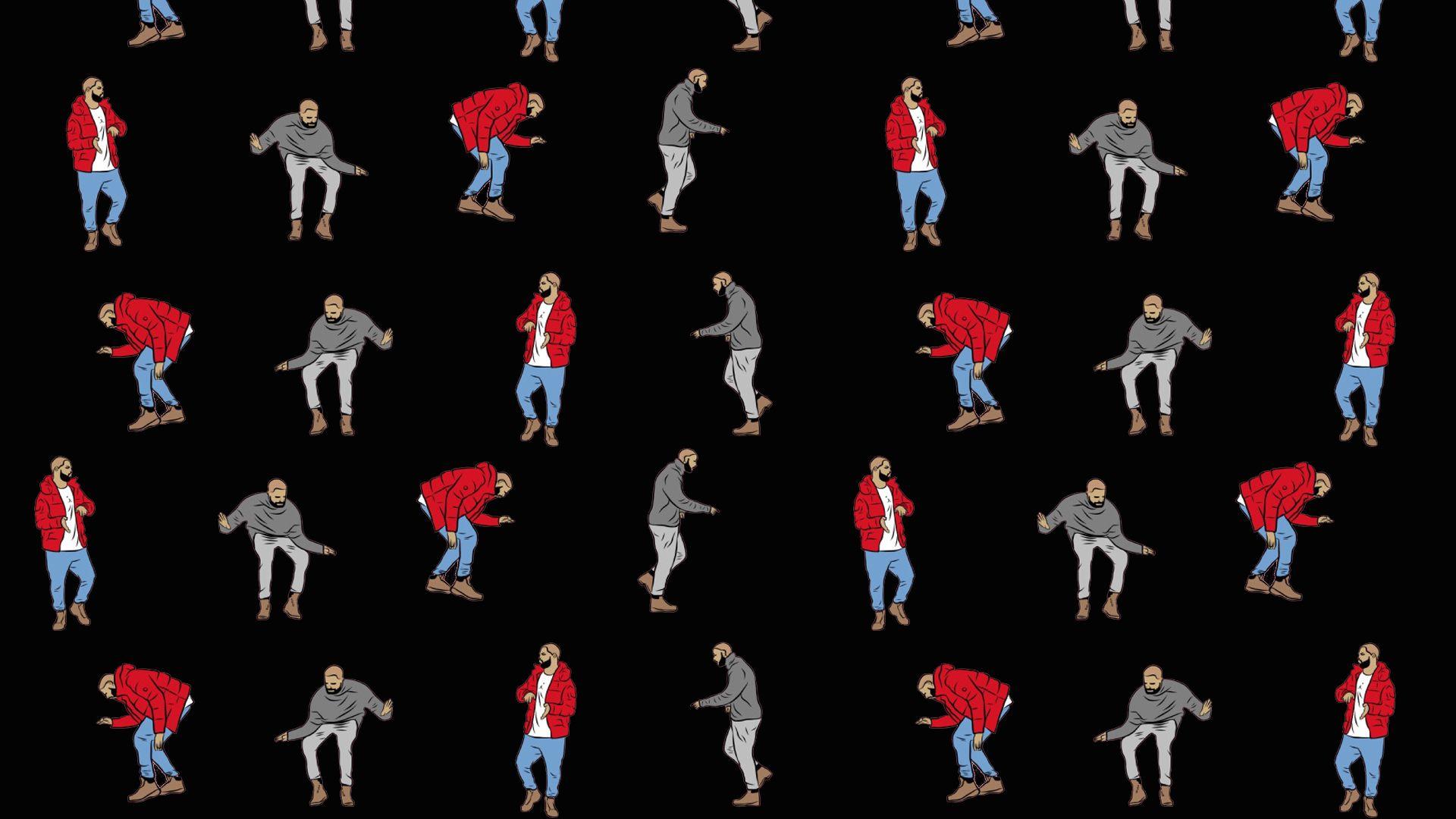 1920x1080 A friend of mine got a present wrapped in Drake Hotline Bling
