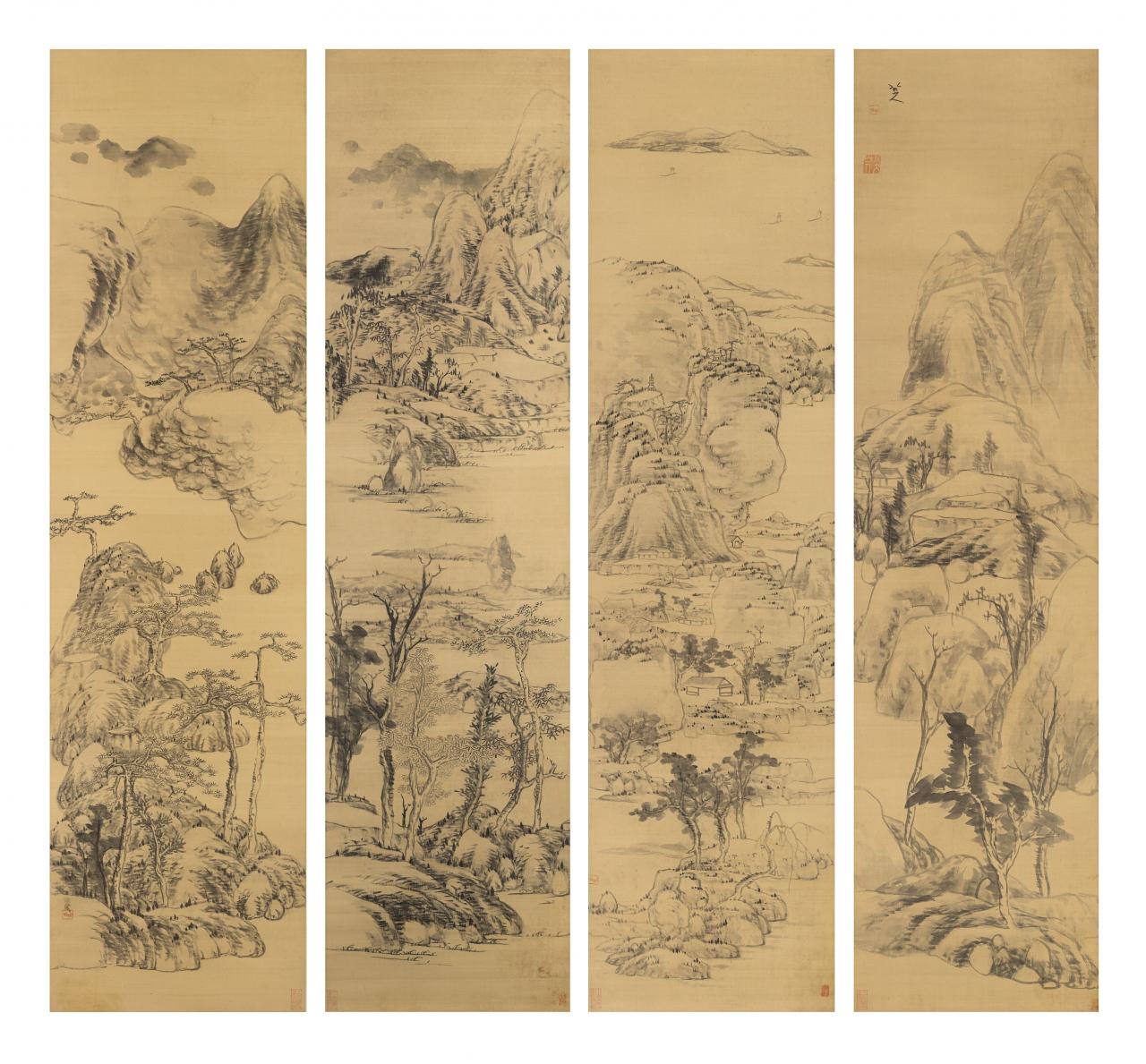1280x1189 Zhu Da: the mad monk painter