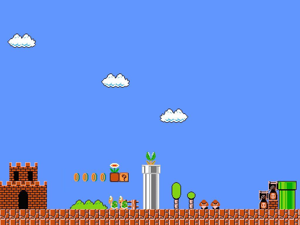 1024x768 Nintendo, Super Mario Wallpaper style Width Wallpaper Old School