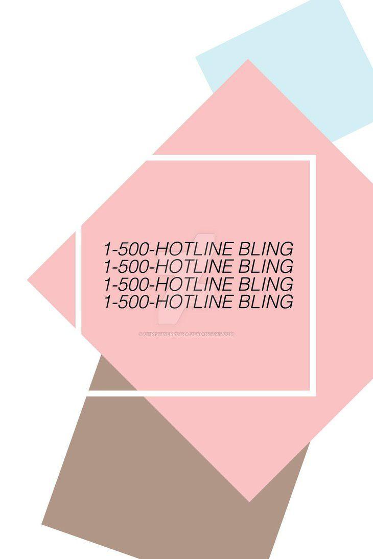 730x1094 Wallpaper Projects 1500 Hotline Bling Drake By Christinepputra