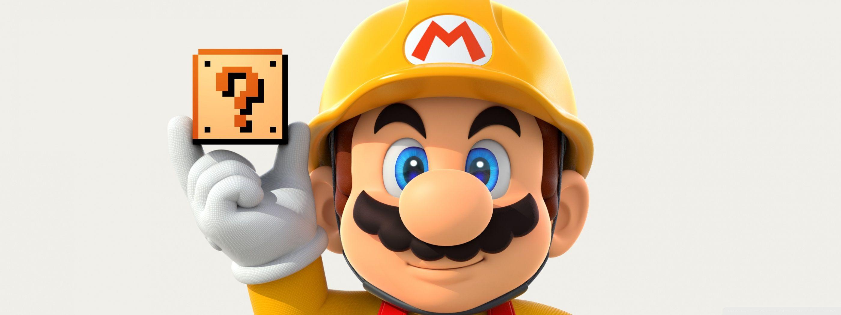 2800x1050 Super Mario Maker Ultra HD Desktop Background Wallpaper for 4K UHD TV : Multi Display, Dual Monitor : Tablet