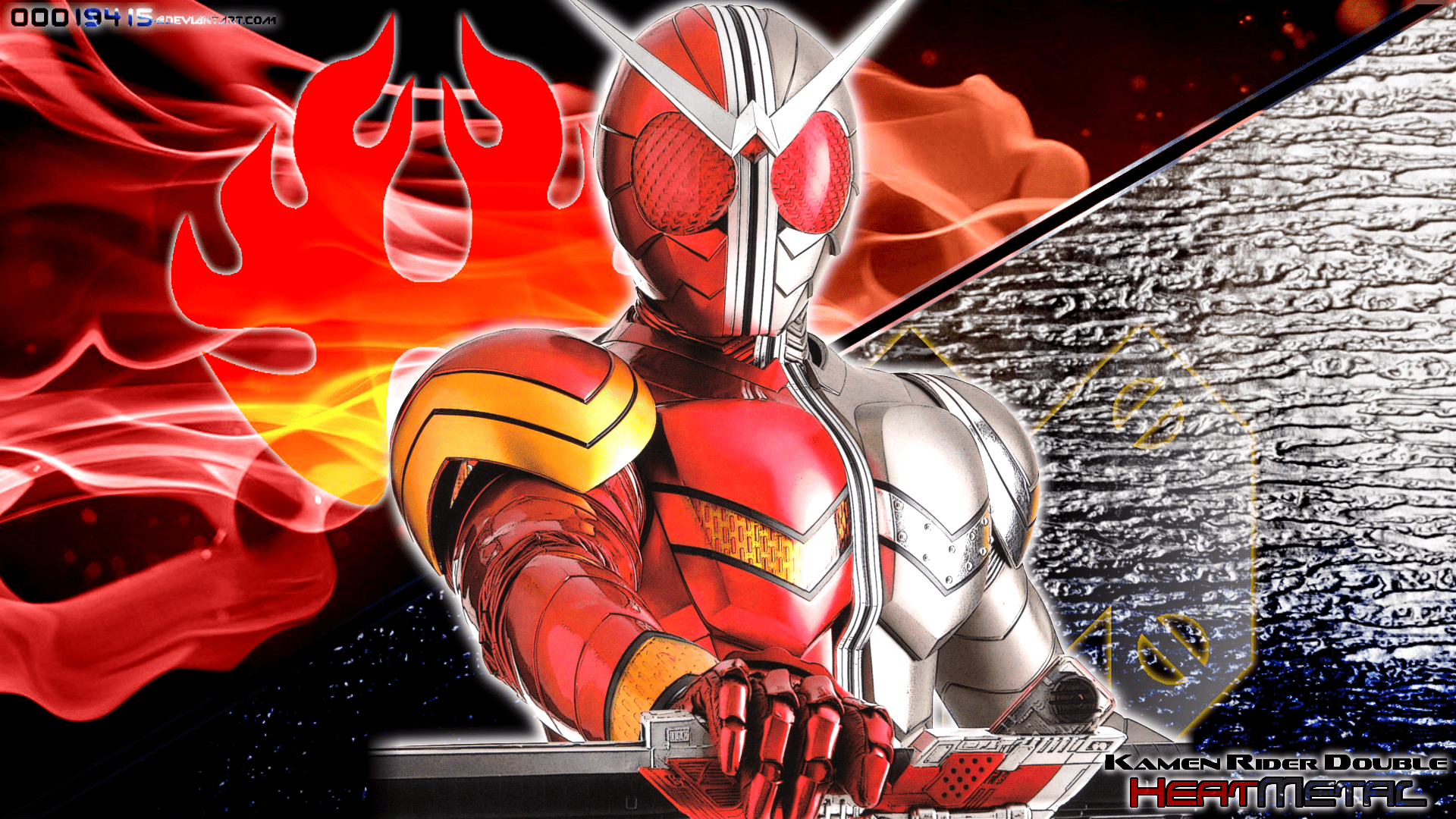 1920x1080 Kamen Rider Double (Heat Metal). Kamen rider, Rider, Kamen rider w