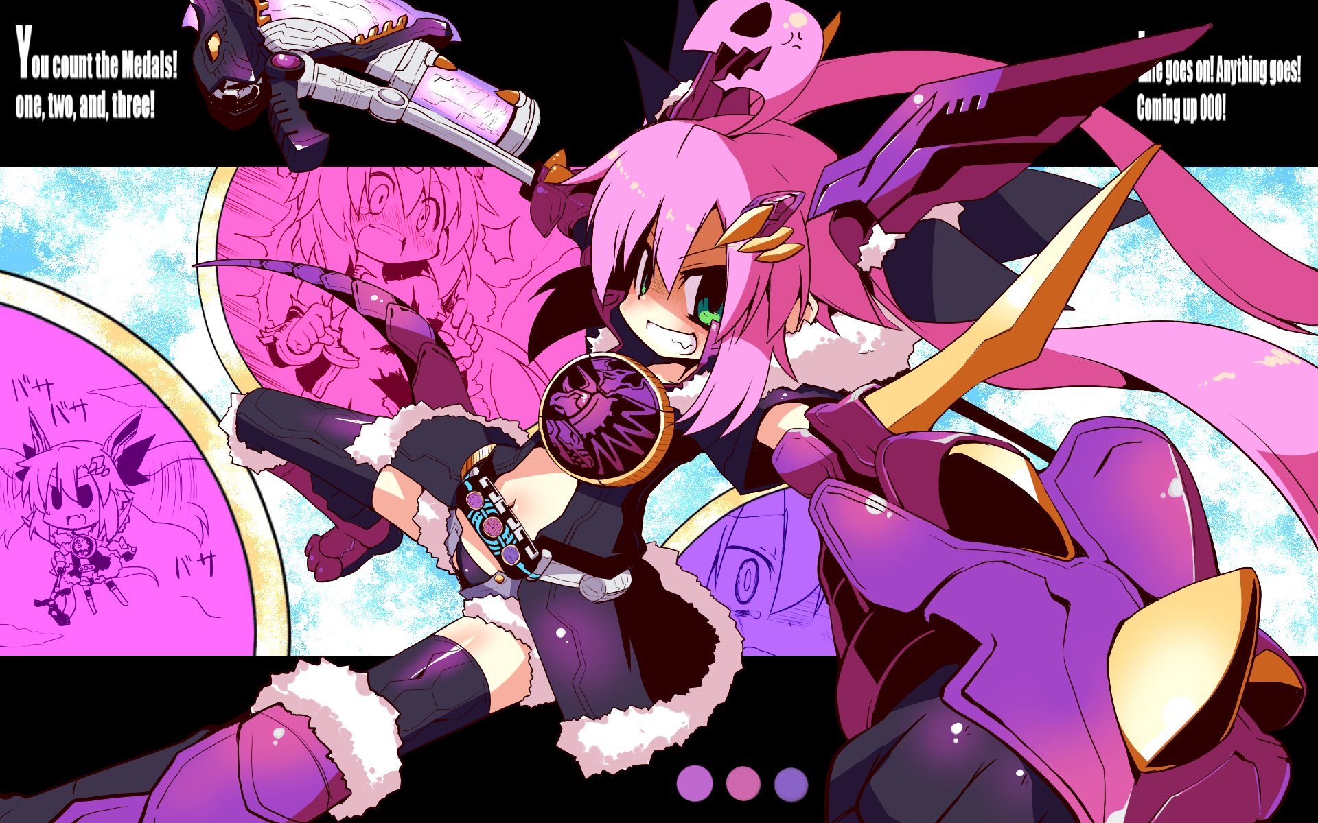 1920x1200 kamen rider ooo and putotyra (kamen rider and 1 more) drawn