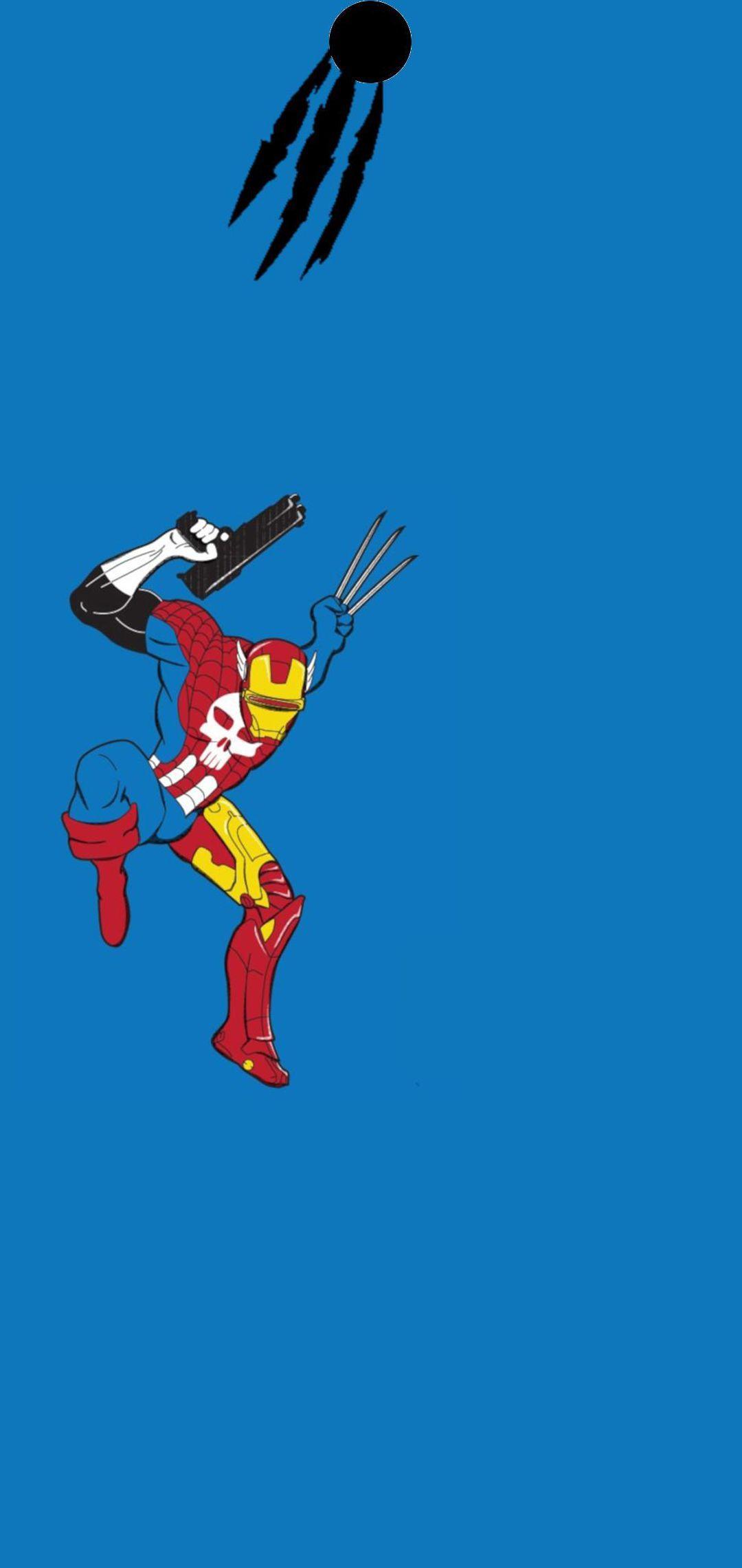 1080x2280 Middle Punch Hole Wallpaper