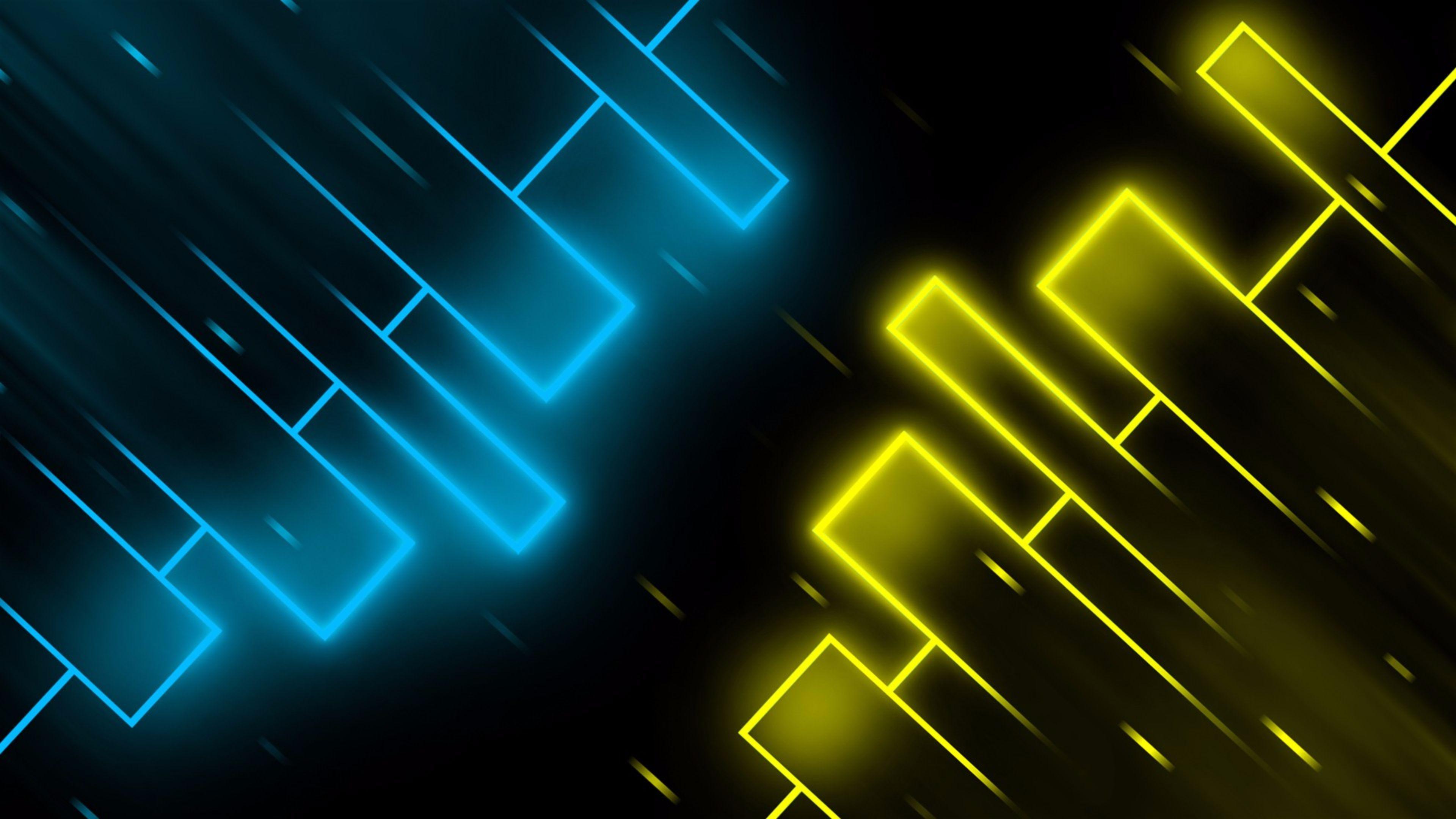 3840x2160 Black and Gold Computer Wallpaper