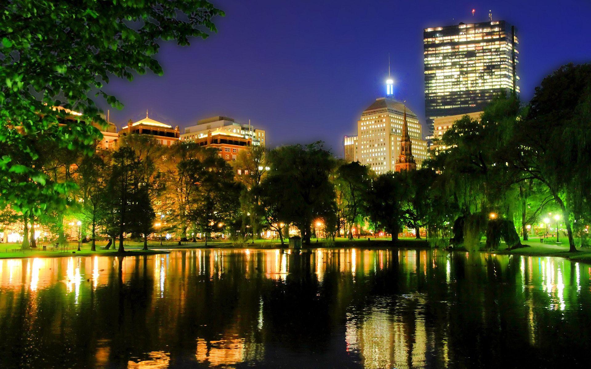 1920x1200 Boston City Skyline .