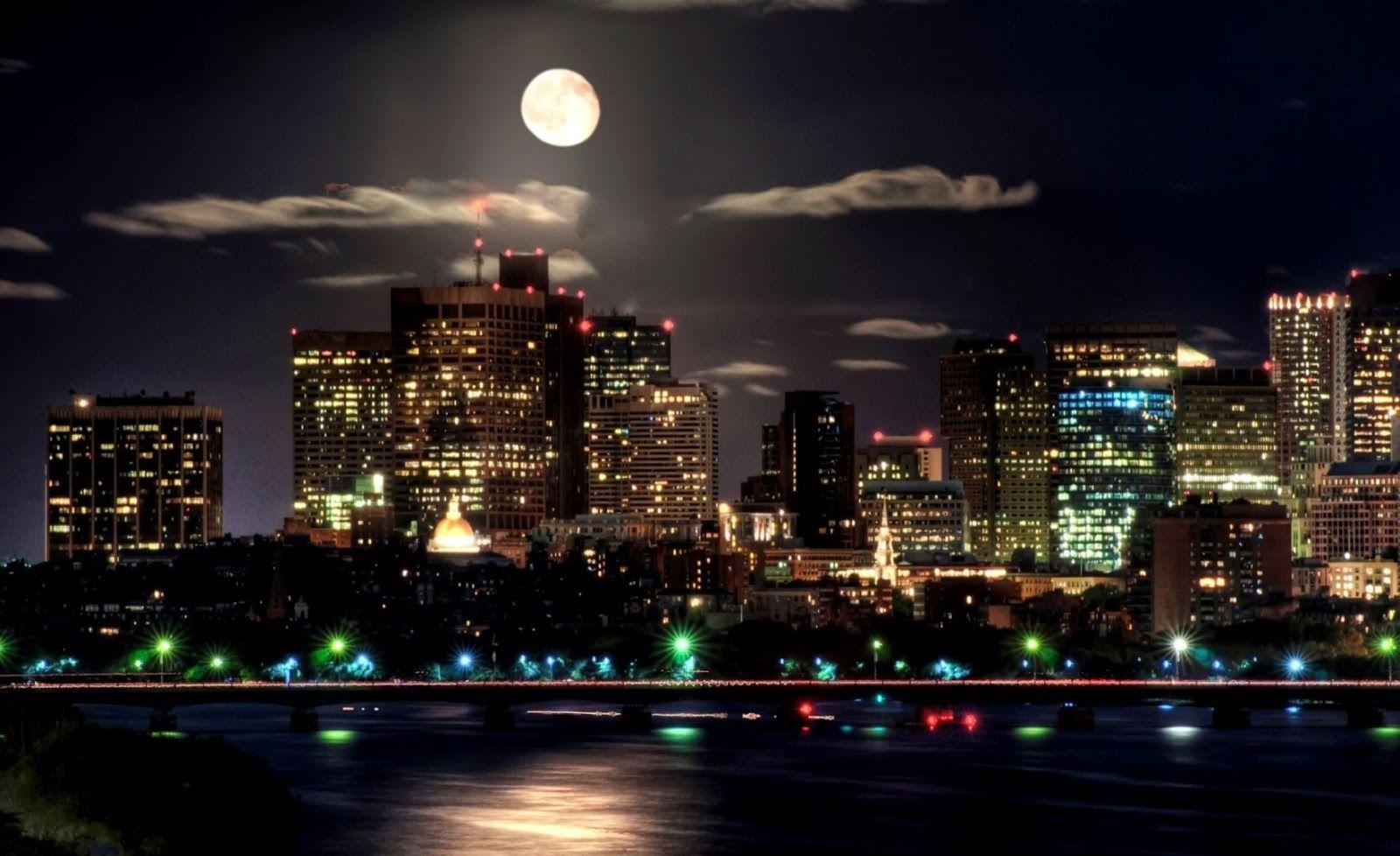 1600x978 City Lights Wallpaper. Full HD Wallpaper
