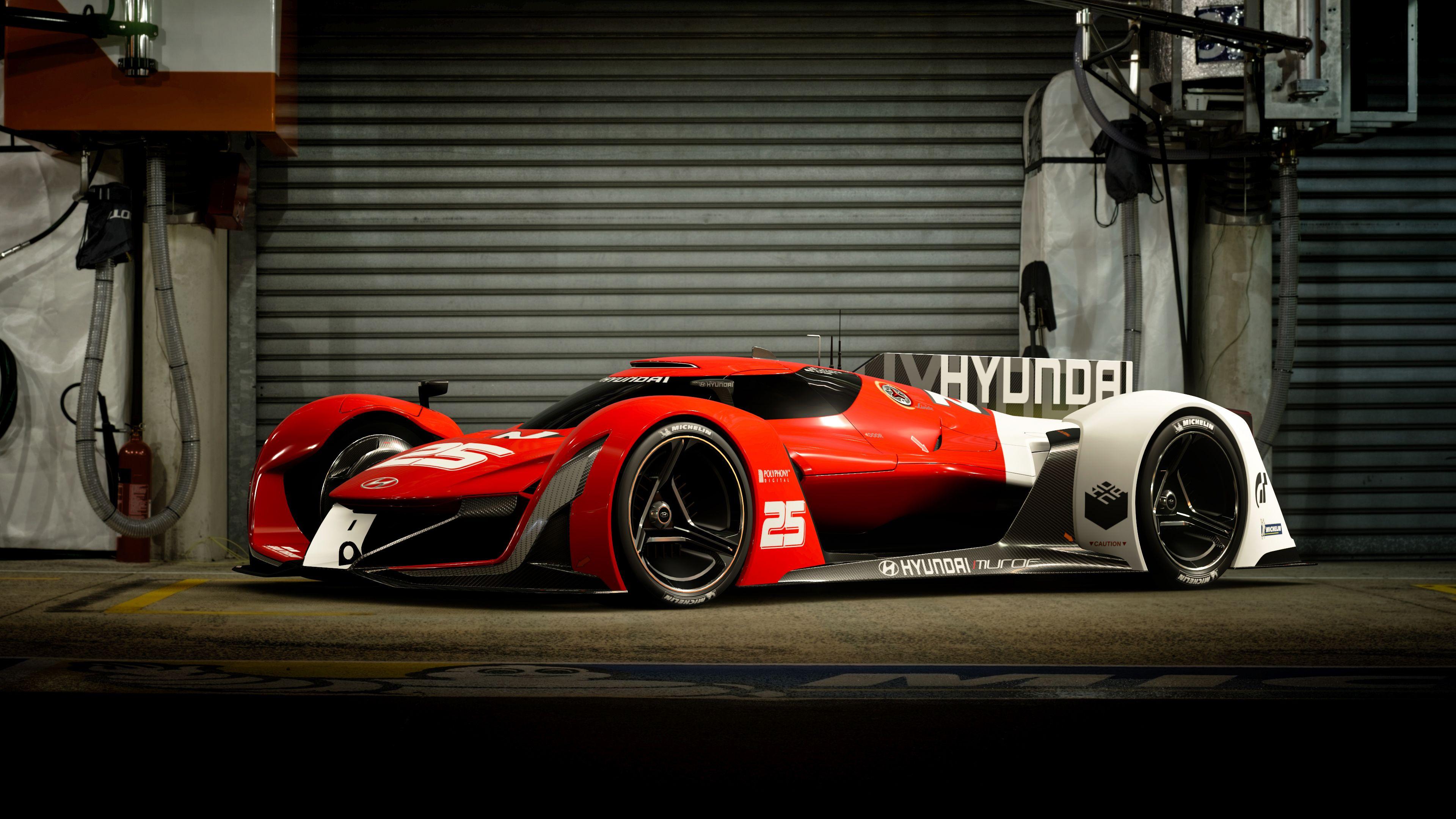 3840x2160 Hyundai N 2025 Vision Gran Turismo 4K Wallpaper. HD Car Wallpaper