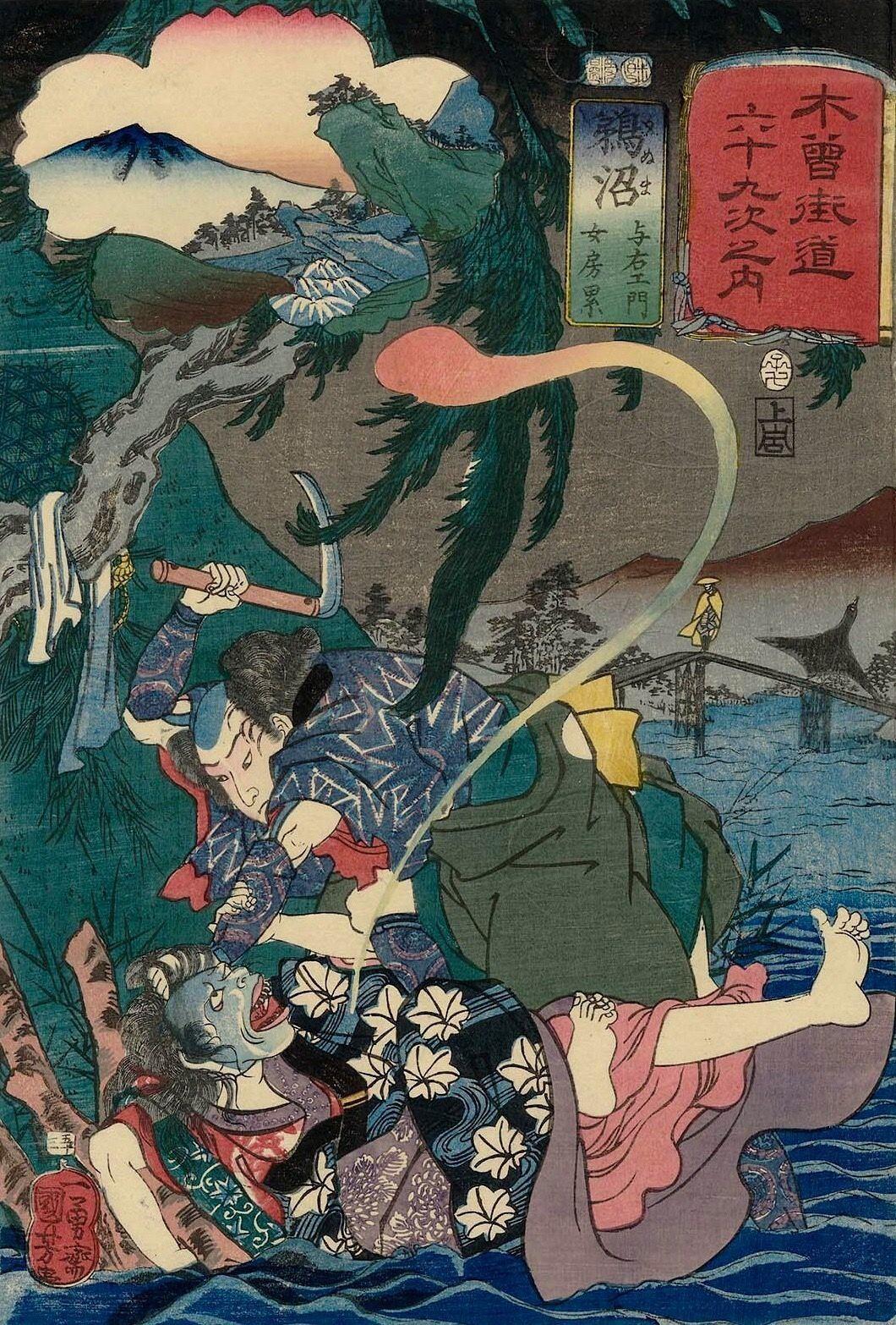 Kuniyoshi Wallpapers - Top Free Kuniyoshi Backgrounds - WallpaperAccess