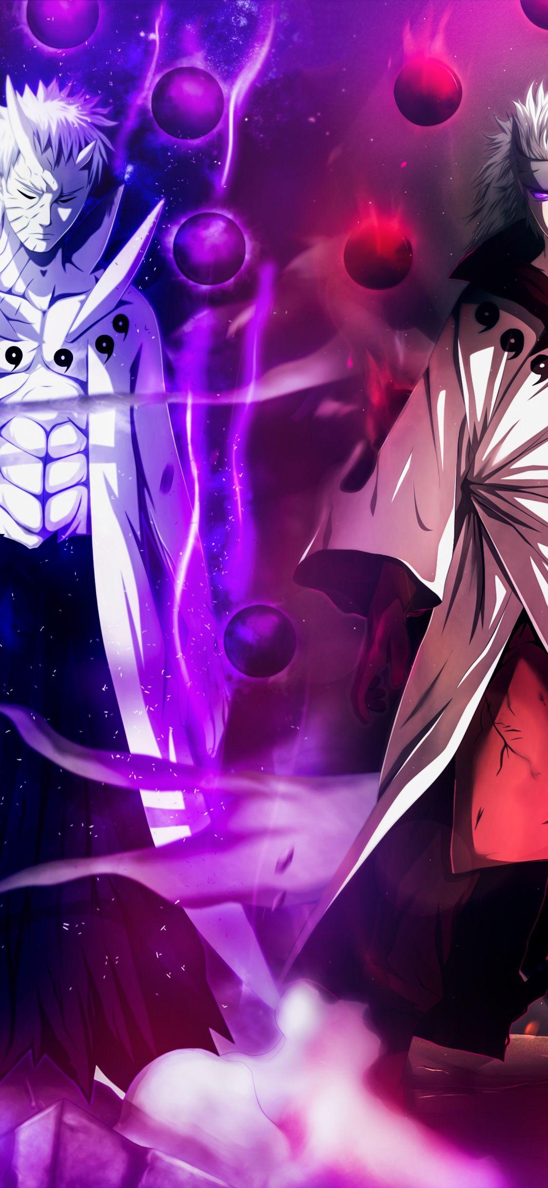 1125x2436 Free download Obito and Madara Uchiha Sage Of Six Paths 4k Ultra HD Wallpaper [4105x3268] for your Desktop, Mobile & Tablet. Explore Wallpaper Obito. Obito Wallpaper, Obito Wallpaper, Obito Uchiha Wallpaper